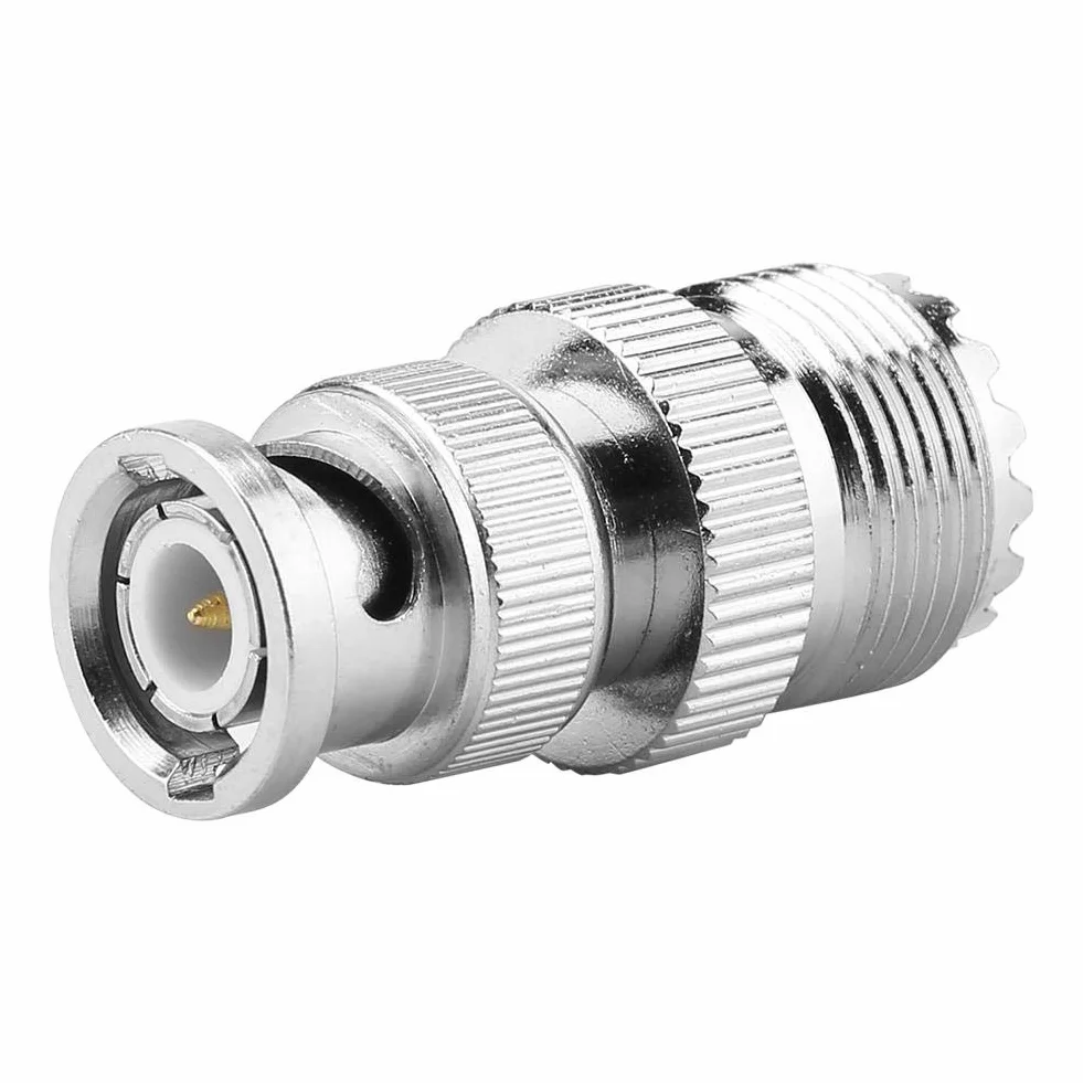 BNC Koncentryczny Adapter Wtyk Męski do UHF SO239 PL259 Żeńskie Gniazdo RF