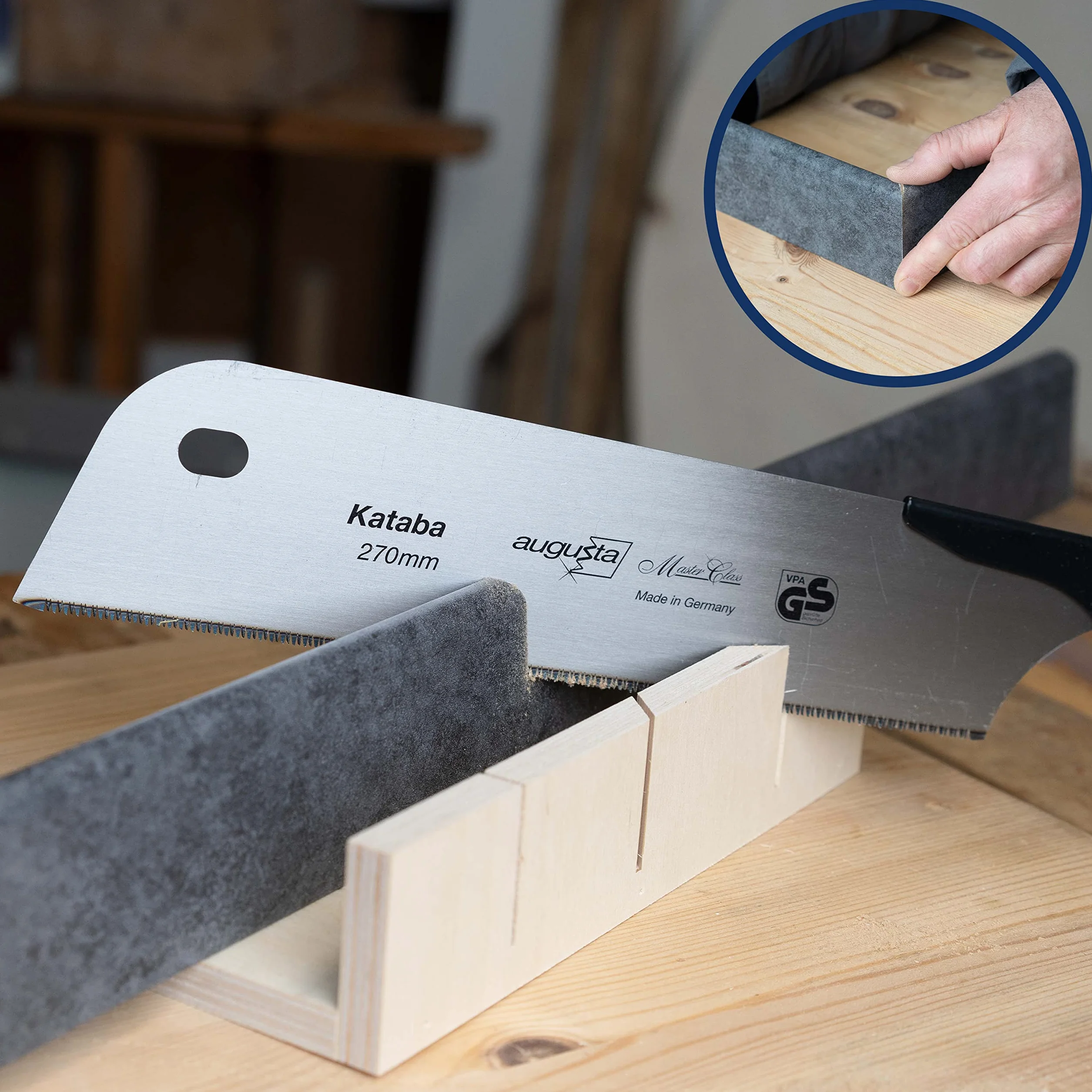Augusta Japońska piła Kataba 270 mm tradycyjny kształt Do głębokich cięć, 44020 270 AMA
