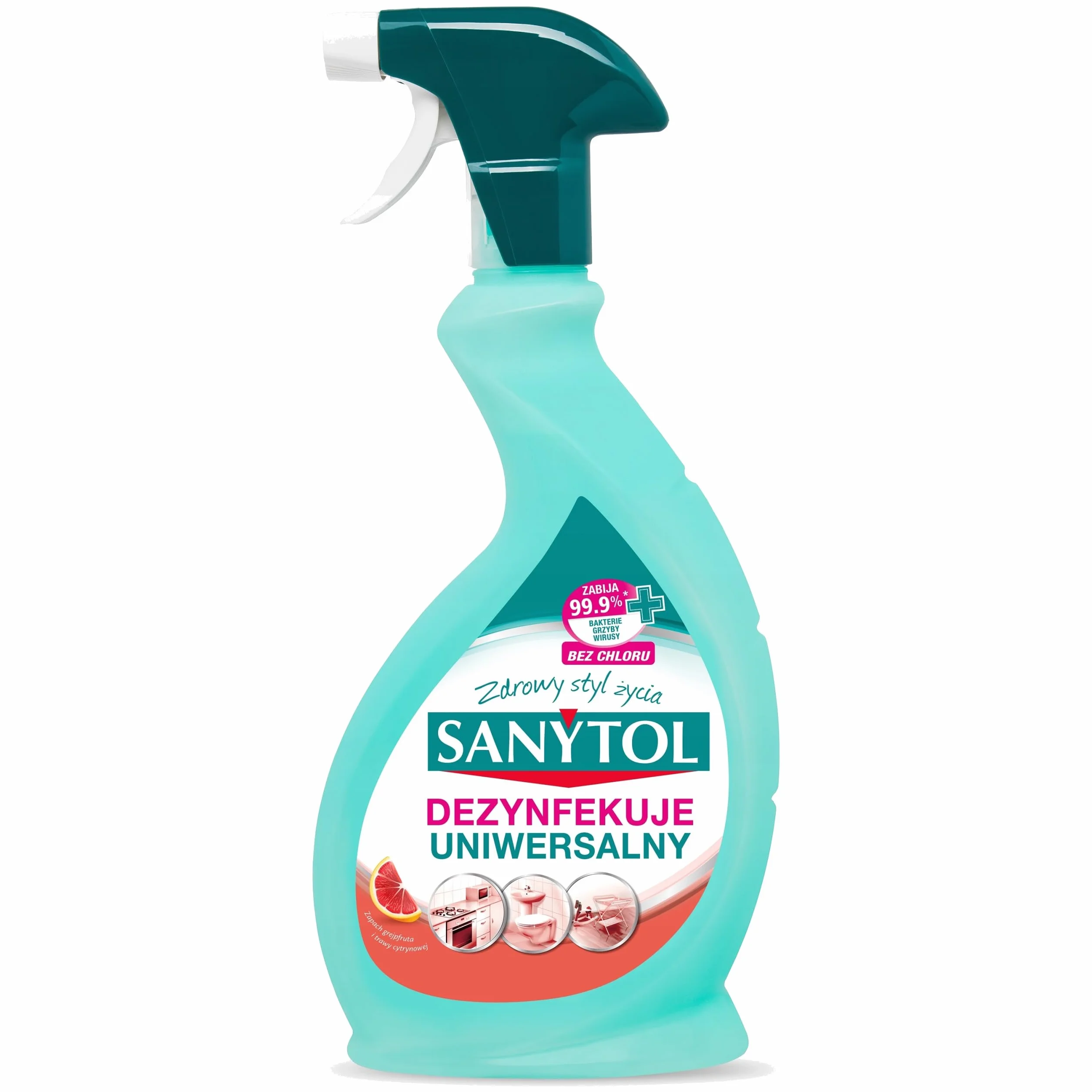 Sanytol Uniwersalny Płyn Do Dezynfekcji i Czyszczenia Grejpfrut 500ml