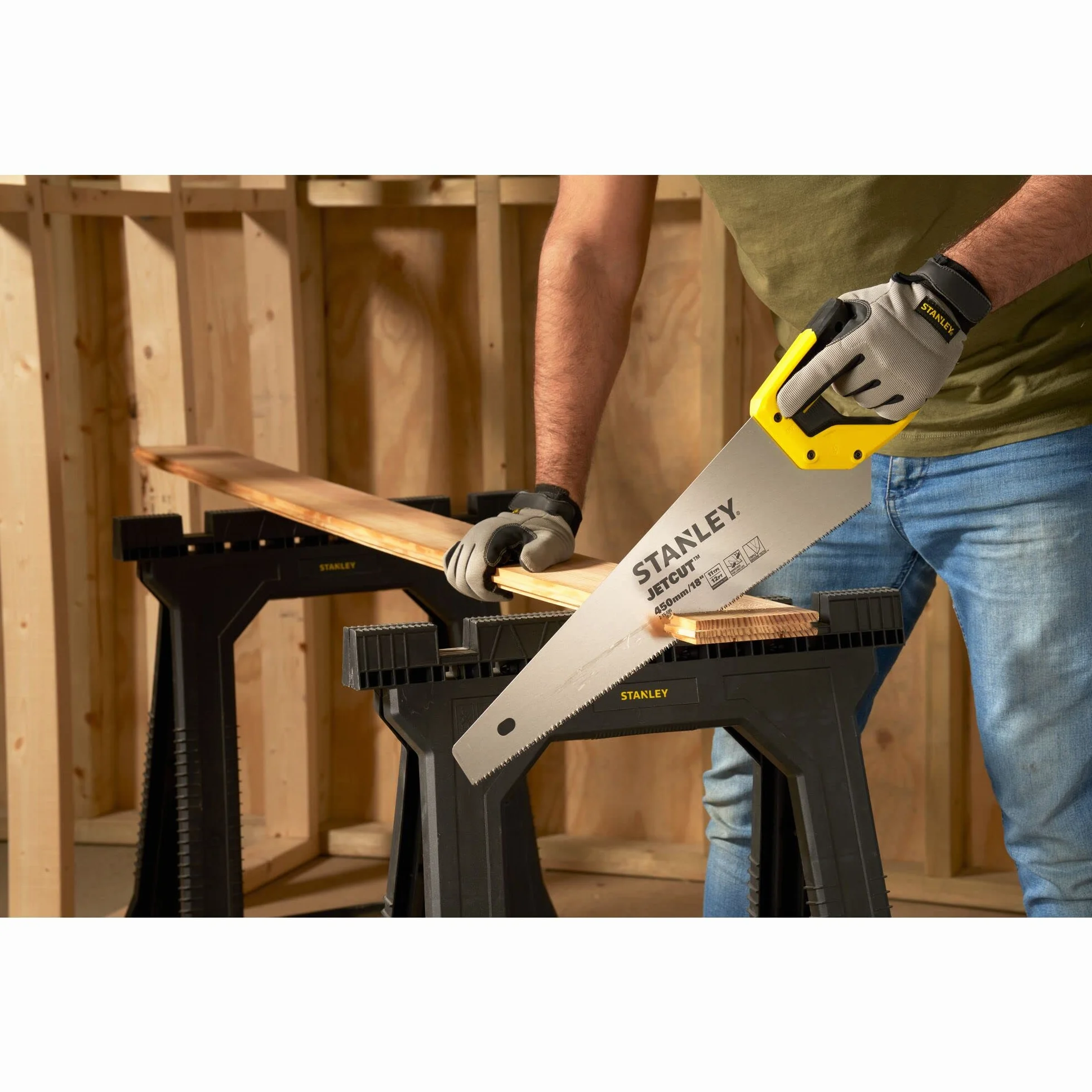 STANLEY Profesjonalny Serrucho fine 450mm x 11 dla profesjonalistów i majsterkowiczów do codziennego użytku 450mm