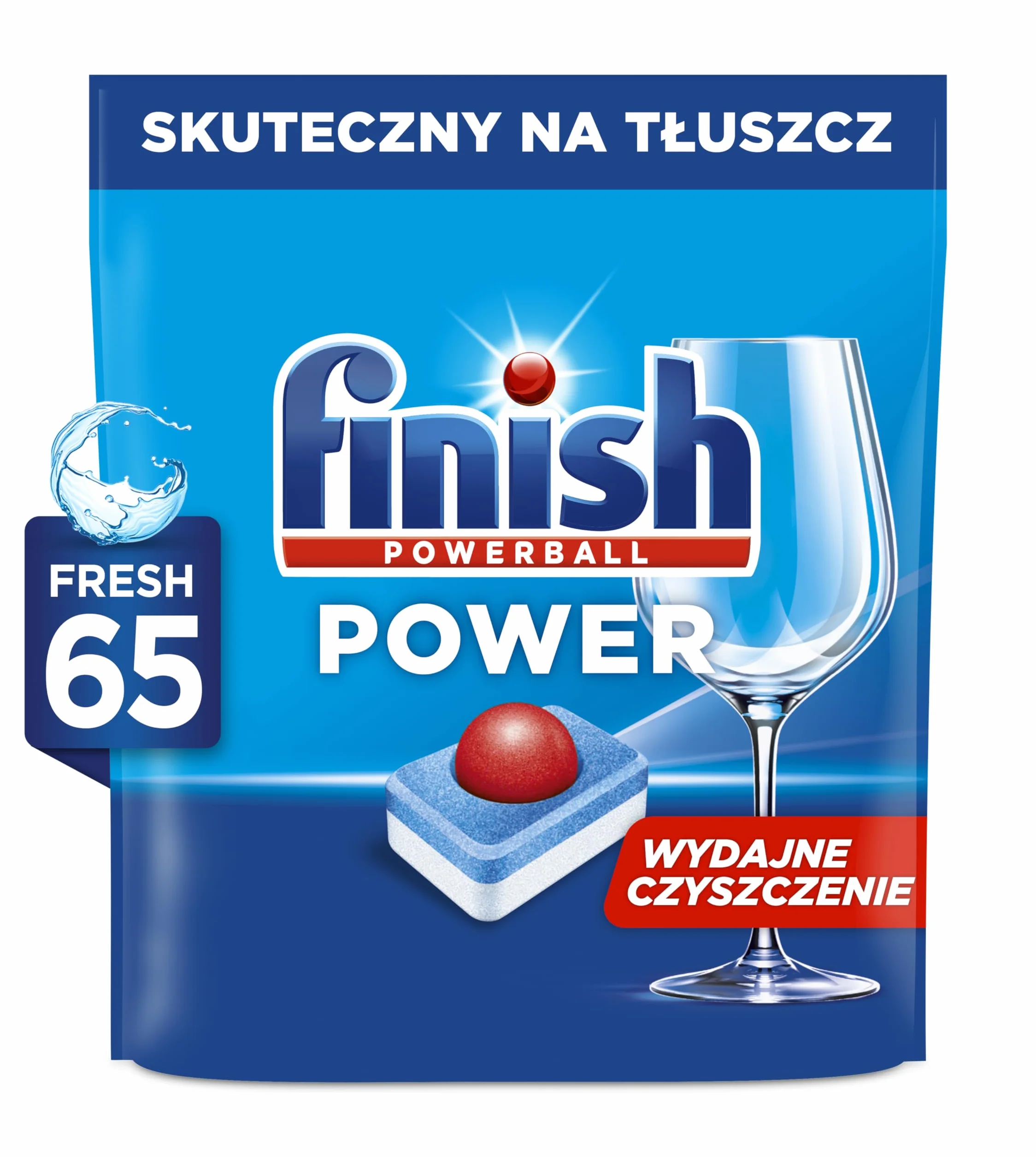 Tabletki do Zmywarki Finish Power All In 1 Fresh 65Sztuk