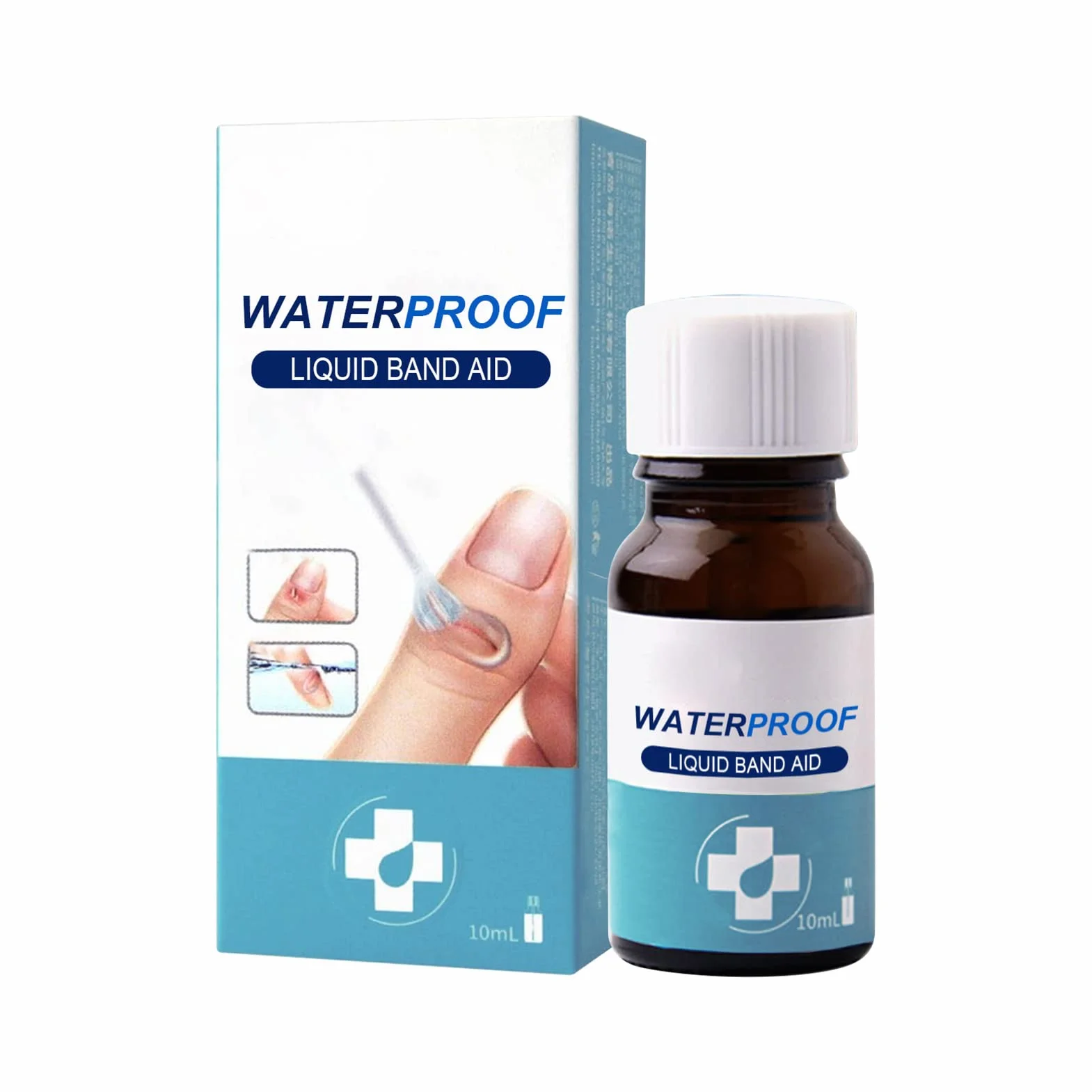 New Skin Liquid Plaster, 10 ml Wodoodporny i Oddychający Szybkoschnący Żelowy Płynny Bandaże Na Zadrapania / Pękniętej Skóry/Rany / Suche