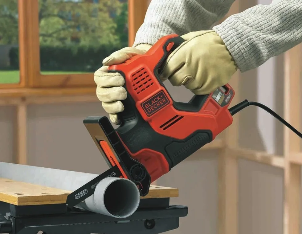 Black+Decker Autoselect uniwersalna piła 3 w 1 Scorpion 500 W RS890K – elektryczna piła wielofunkcyjna, piła ręczna, wyrzynarka i do gałęzi z walizką, długość skoku 23 mm