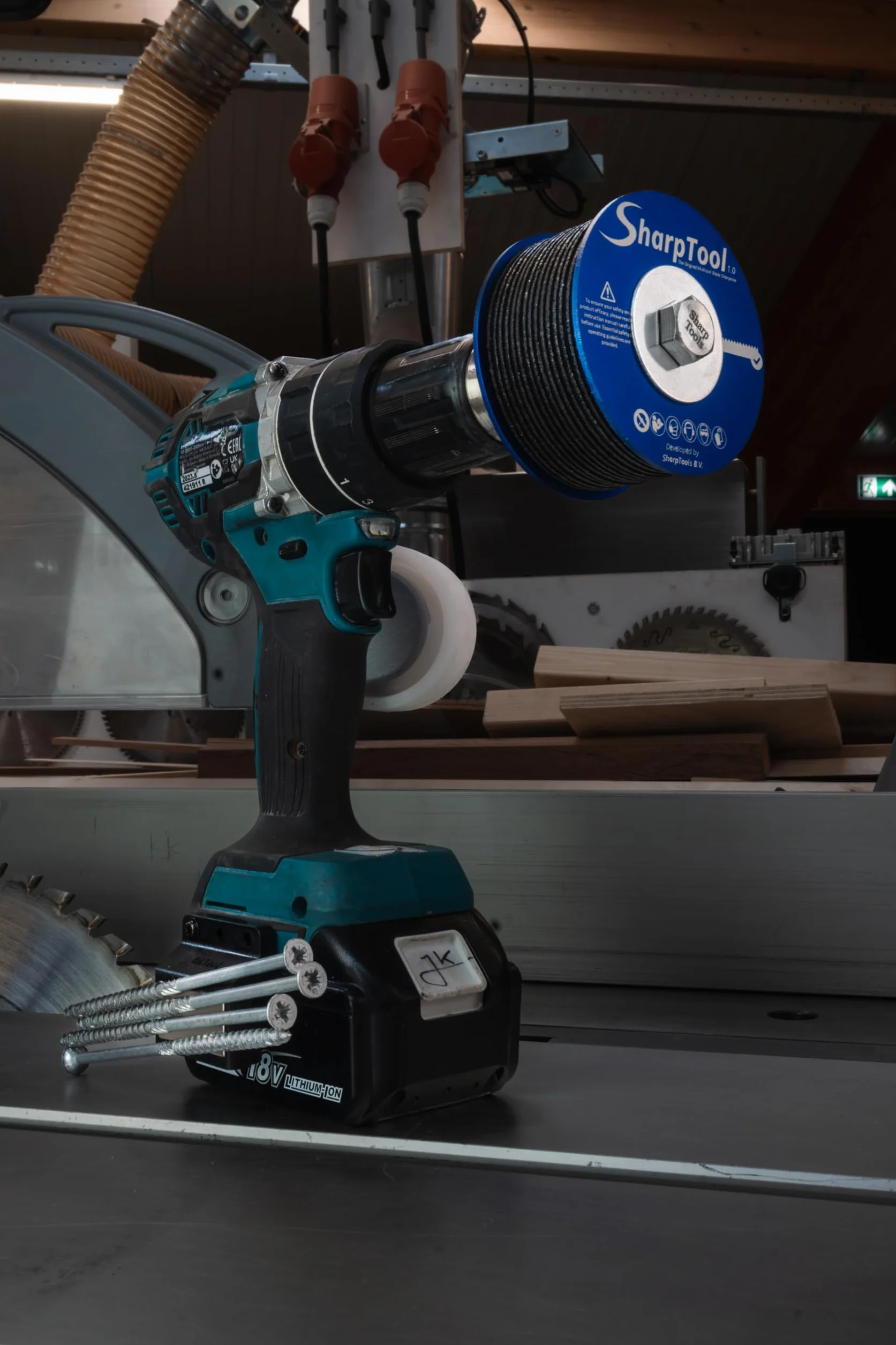 SharpTools 1.0 Multitool Brzeszczoty Ostrzał - Akcesoria do narzędzi wielofunkcyjnych do naostrzania brzeszczotów do szlifowania podwodnego, akcesoria do narzędzi oscylacyjnych - Ostrzałka