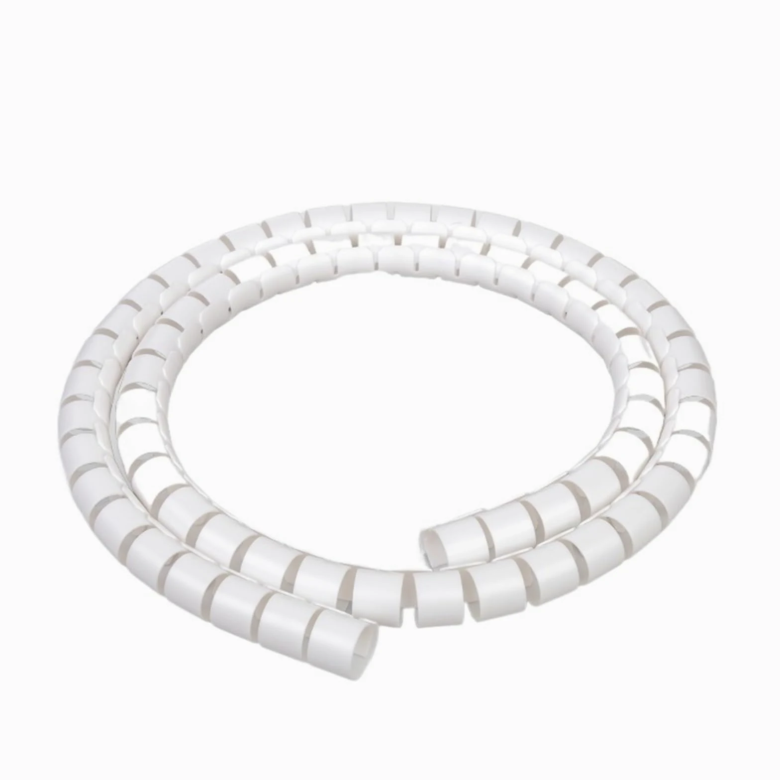 organizer do kabli, 1 szt. Osłona przewodu Osłona rury Ochrona nawijania przewodu Organizator rury(White,40mm 5 Meters)