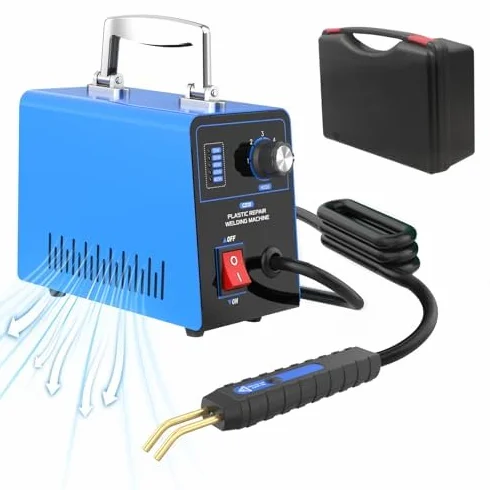 Plastikowa spawarka 15-80 W, regulowana, 600 gwoździ, spawarka ręczna, naprawa samochodu, zestaw naprawczy zderzaka, szybkie nagrzewanie, regulacja temperatury, uniwersalne spawanie