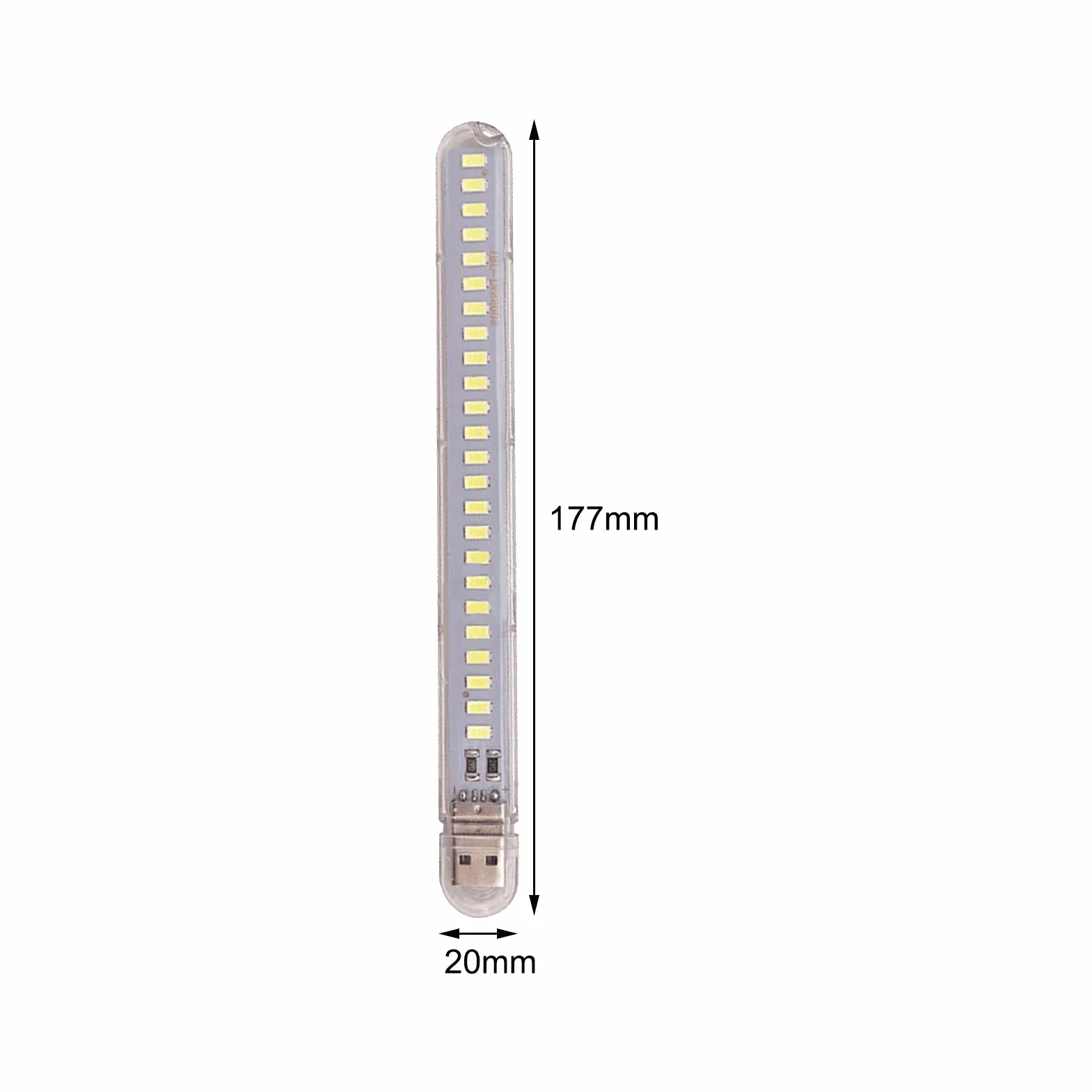 Clenp USB lampka LED mini do czytania, przenośna na biurko, nocna, kempingowa, do pokoju dziecięcego, ciepłe światło