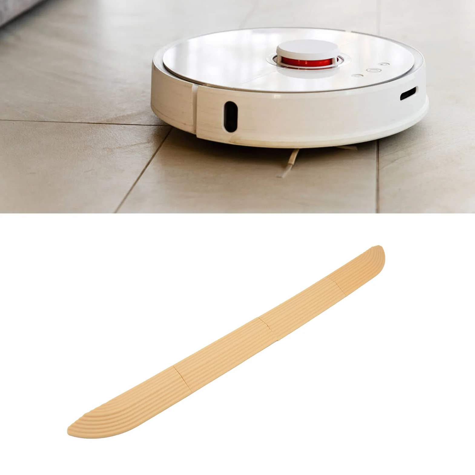 Listwa progowa Sweeper, listwa progowa do schodów, odporna na zużycie, montaż do wózków inwalidzkich (beżowy)