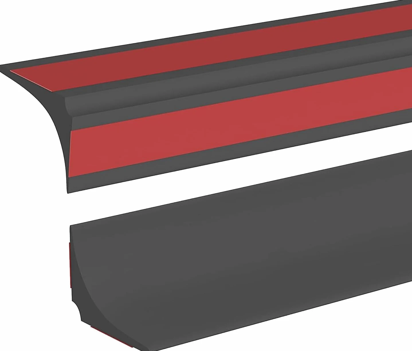 Zayejod Silikonowy pasek uszczelniający do brodzika prysznicowego 20m(15mm×15mm), krawędź zlewu łazienkowego, uszczelnienie krawędzi do uszczelniania szczelin,próg podłogi do wilgotnych,black