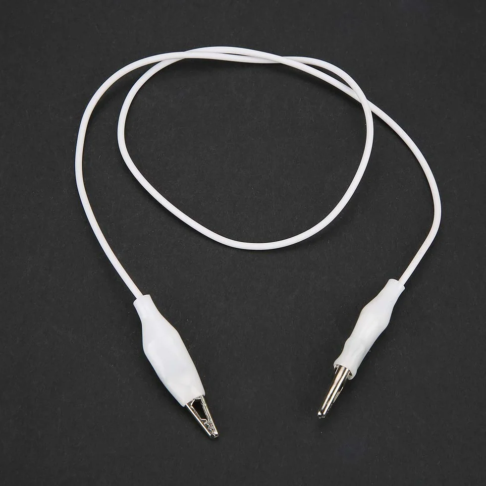 Krokodilklemmen Draht, 10pcs 5 Farben 50cm Doppelseitige Drahtmessleitungen Alligatorclips Set