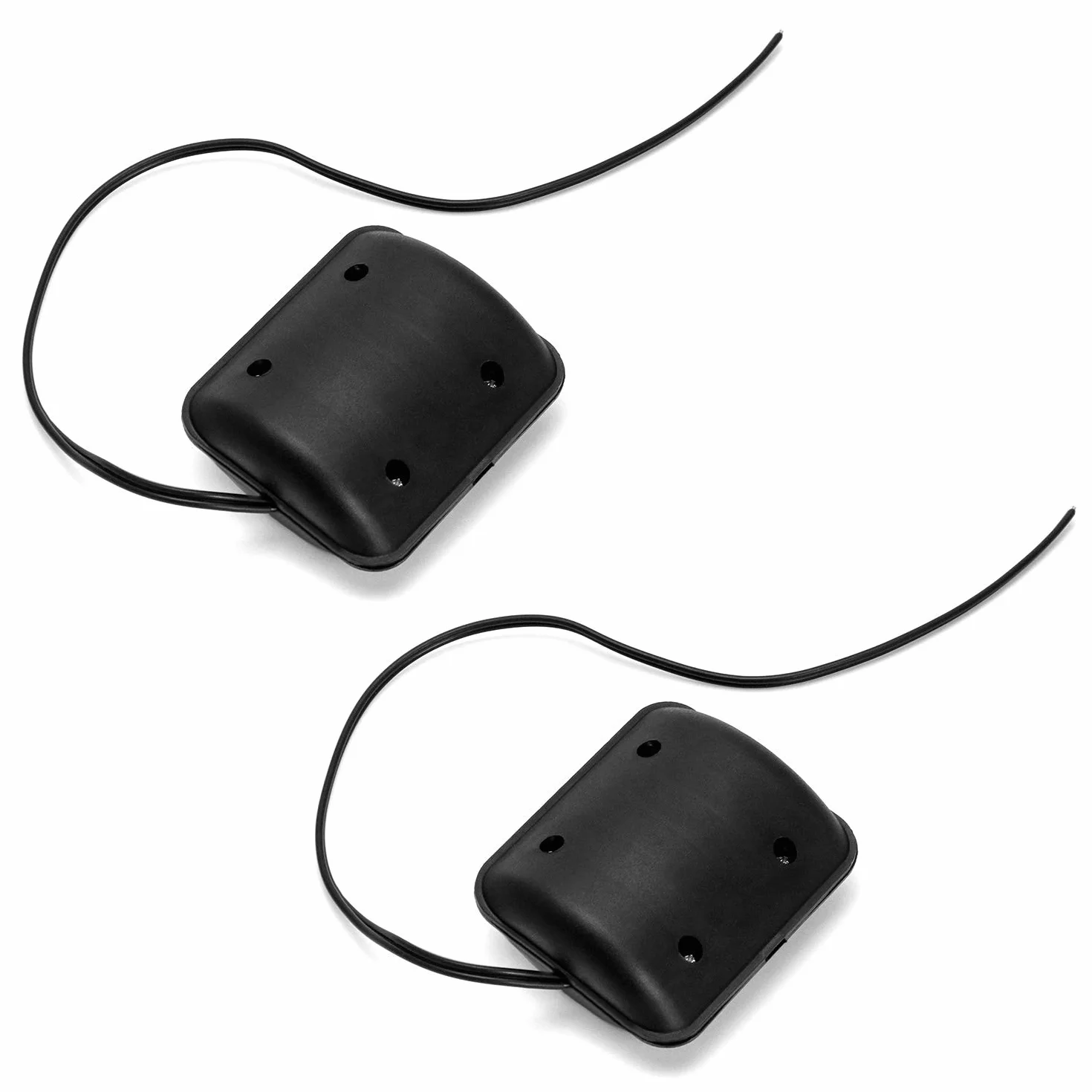 QWORK® 2-częściowy silnik wibracyjny DC, silnik wibracyjny 12 V 2300 obr./min do poduszek do masażu