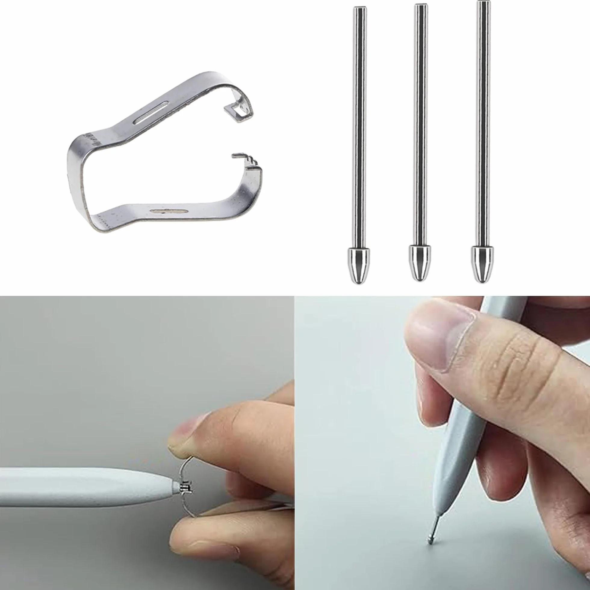 Samsung kompatybilne końcówki S Pen ze stopu tytanu do Note10 Note20 Tab S6 S7 S8 3 szt