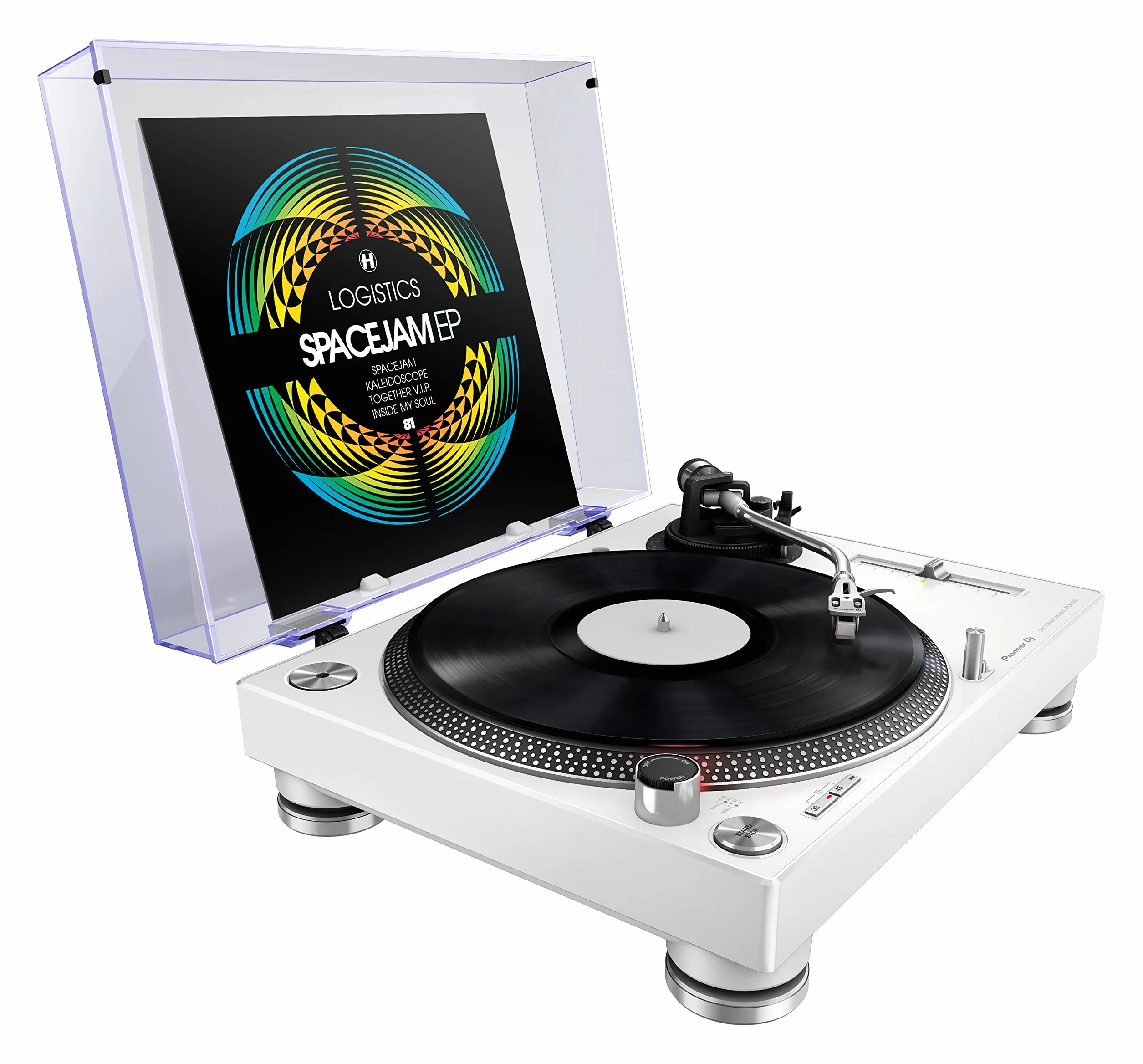 Pioneer DJ Gramofon 500 W Biały