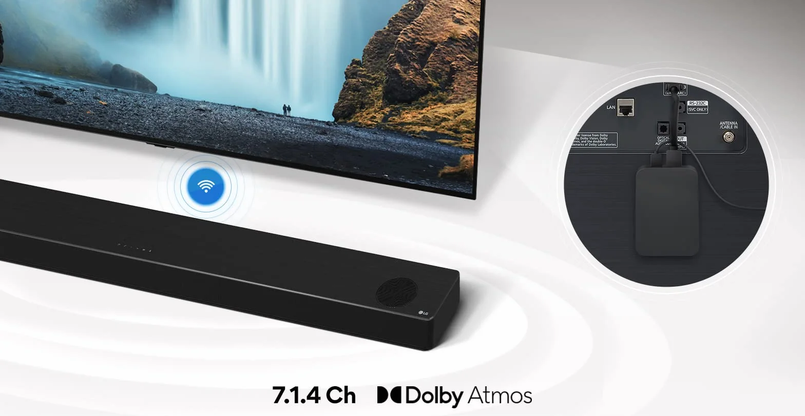 LG WOWCAST WTP3 bezprzewodowy transmiter audio czarny 2022