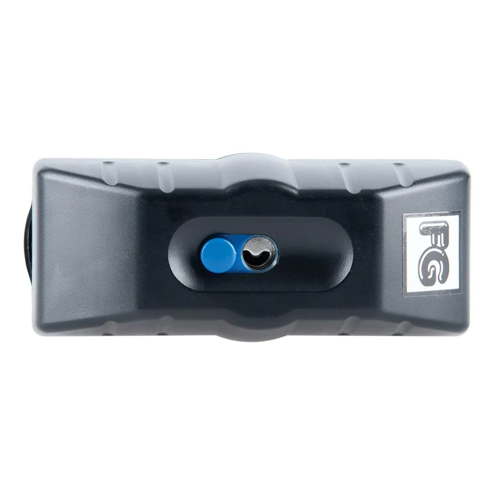 Oxford Boss Alarm Kłódka tarczowa motocyklowa, czarna, 16 mm