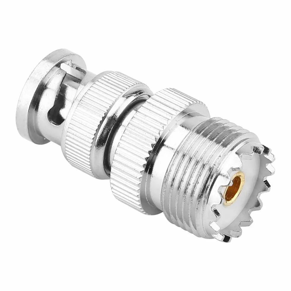 BNC Koncentryczny Adapter Wtyk Męski do UHF SO239 PL259 Żeńskie Gniazdo RF