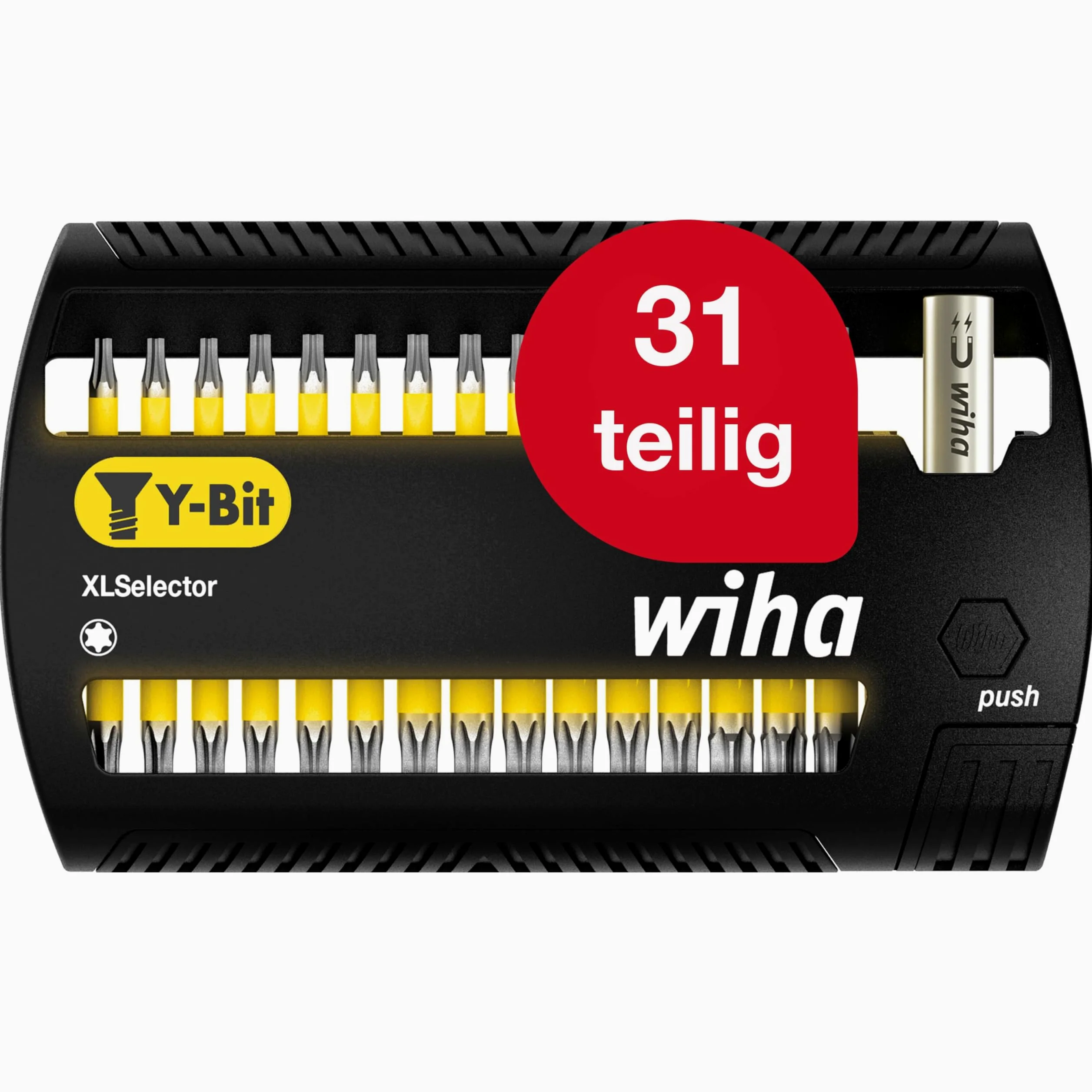 Wiha zestaw bitów XLSelector, bity Y 25 mm TORX®, 32 sztuki 1/4" C6,3 (41833)