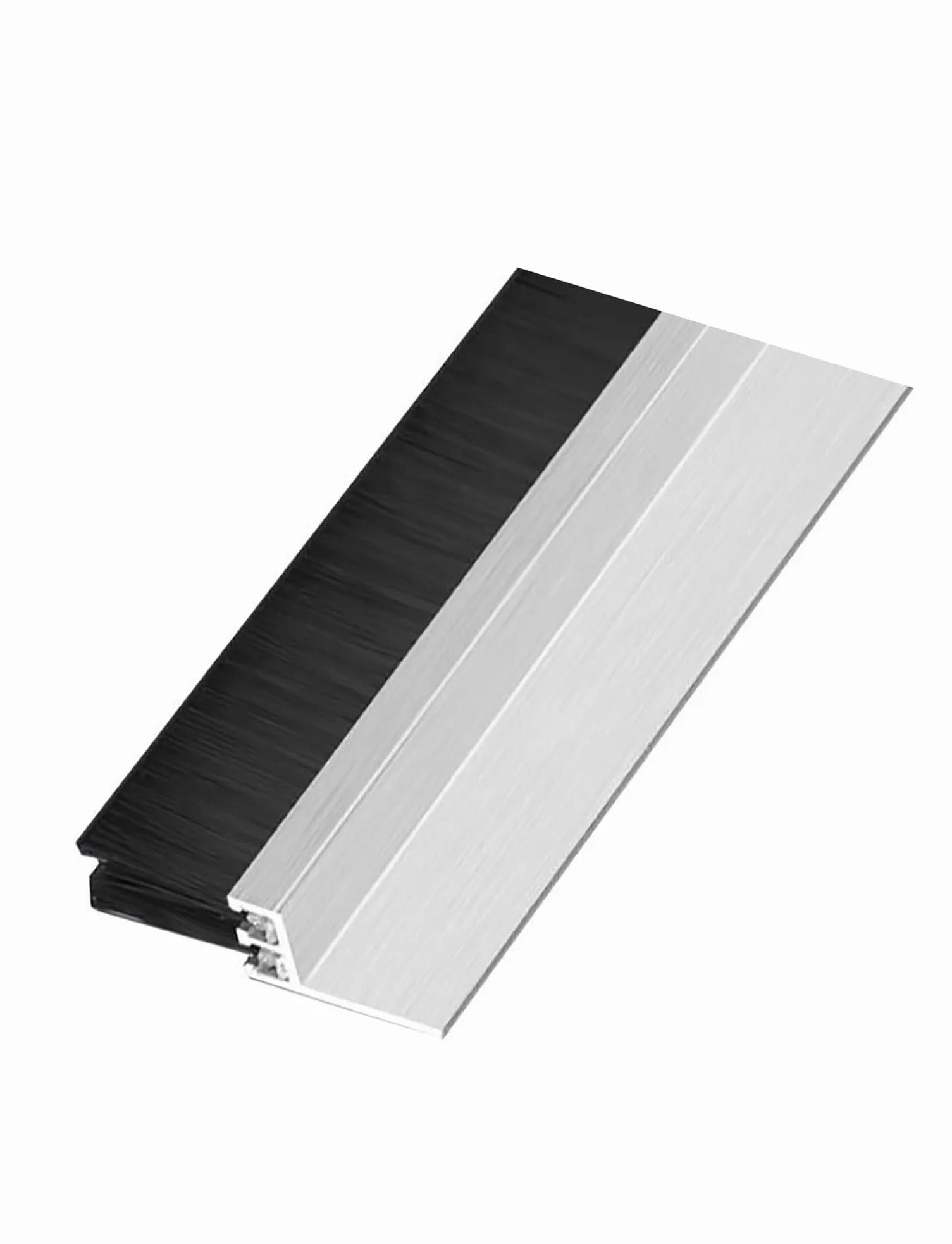 Szczotka paskowa, Szczotka aluminiowa typu H o niestandardowej długości, do obrabiarek, do drzwi szafek, do krawędzi okapowych(30x65mm/1.2x2.6")