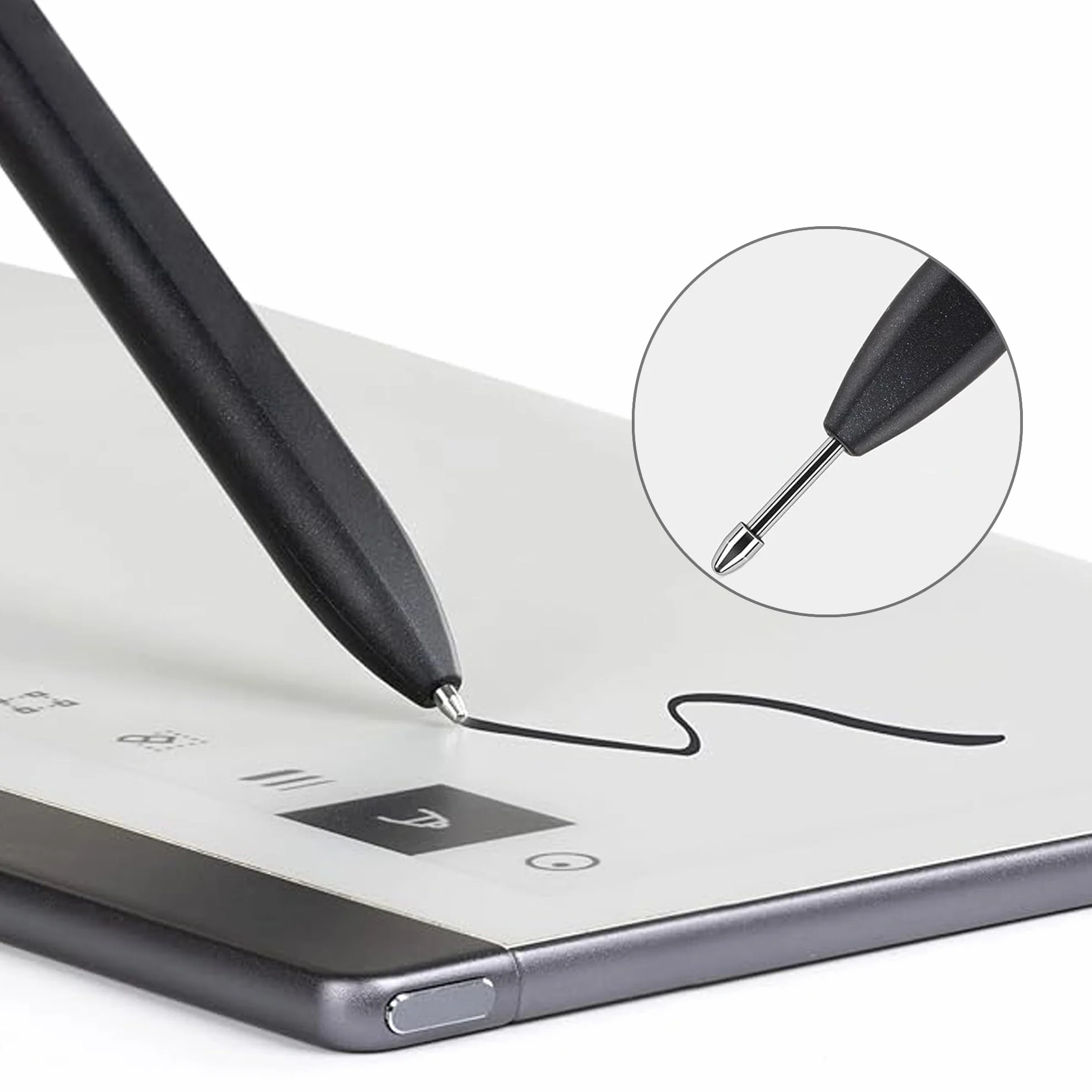 Samsung kompatybilne końcówki S Pen ze stopu tytanu do Note10 Note20 Tab S6 S7 S8 3 szt
