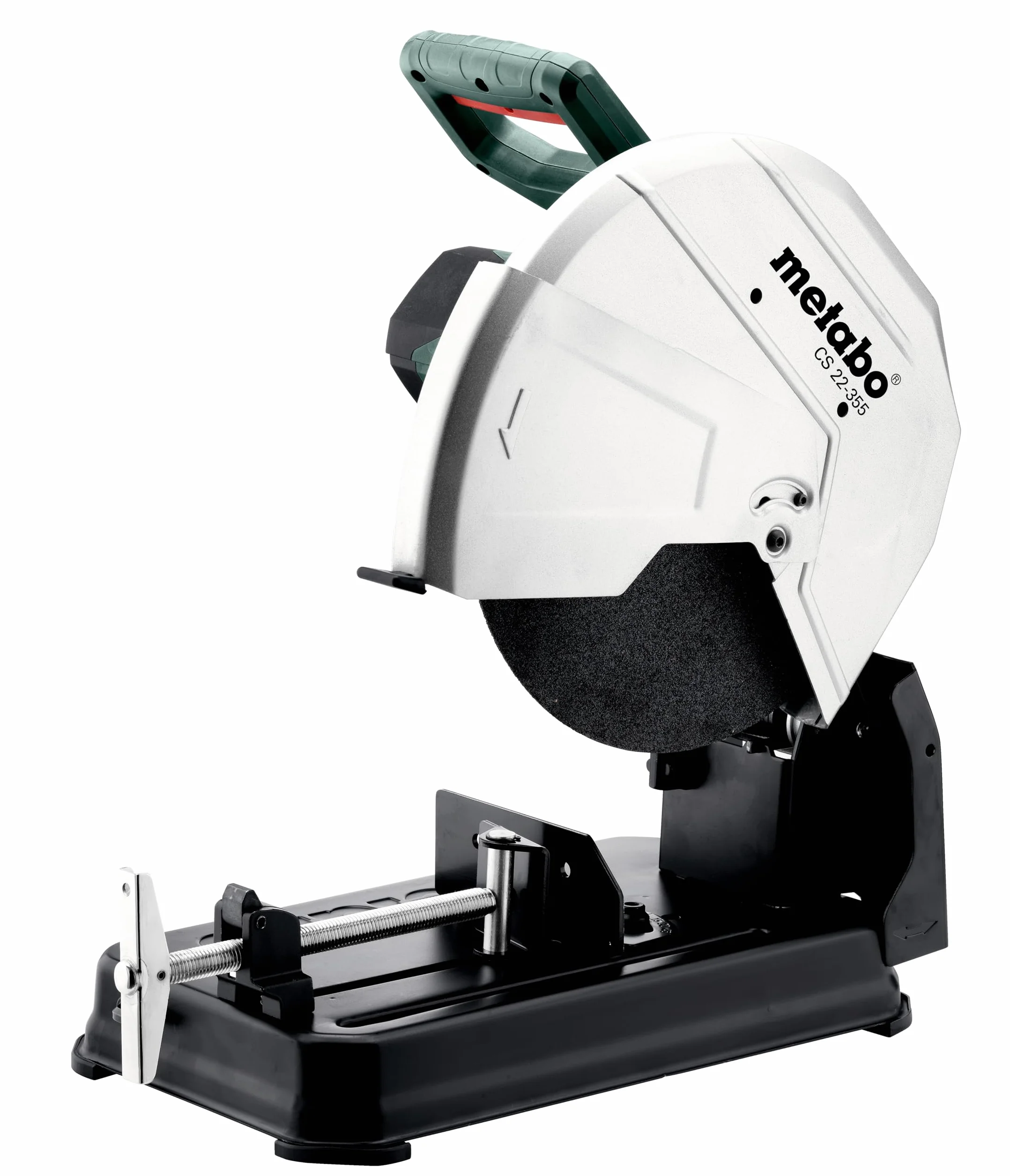Metabo przecinarka do metalu CS 22-355 – 601786000 – Do cięcia profili, rur i prętów ze stali, metali nieżelaznych, żelaza i odlewów – Długość kabla 4 m
