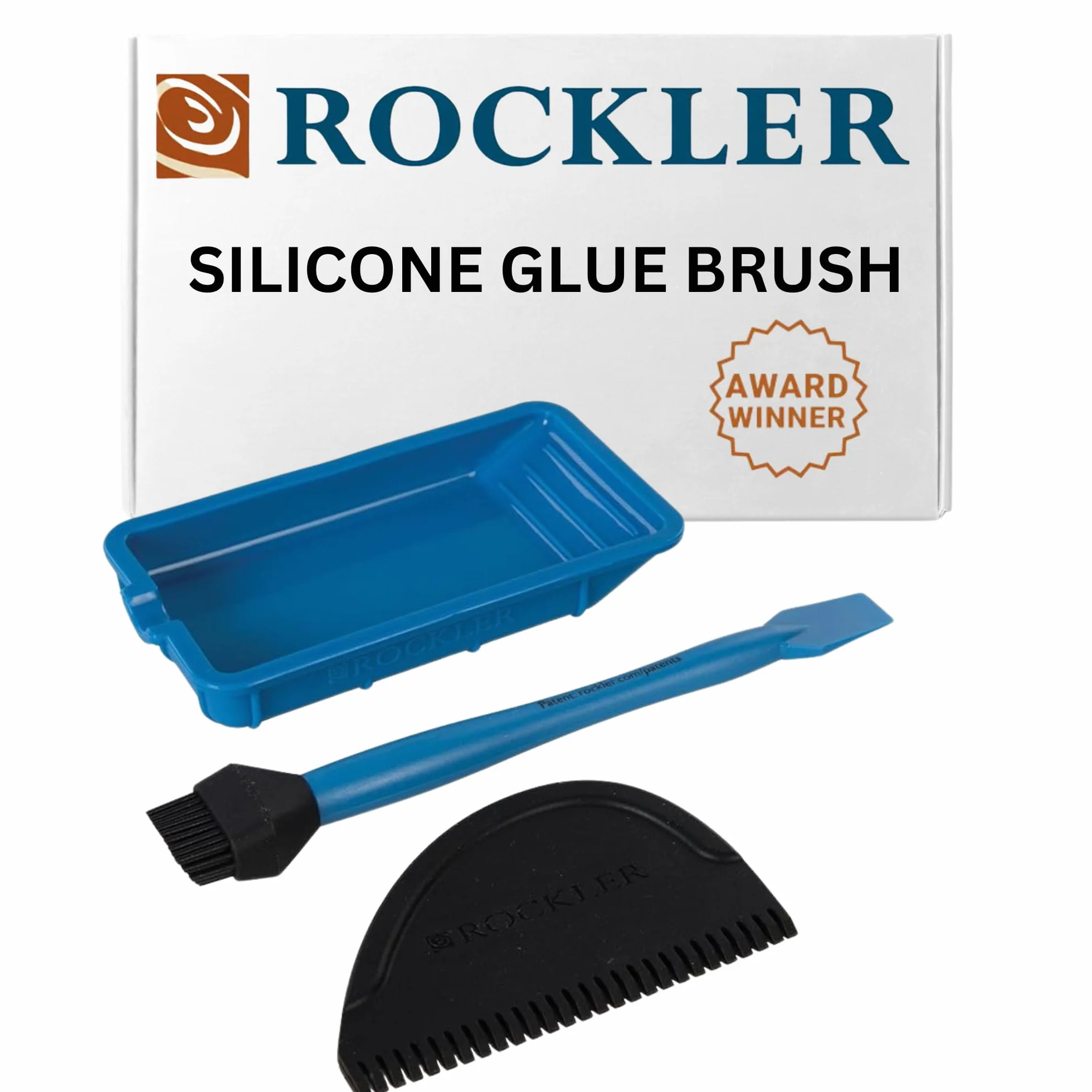 Rockler 560929 Zestaw kleju silikonowego, 3 szt., niebieski
