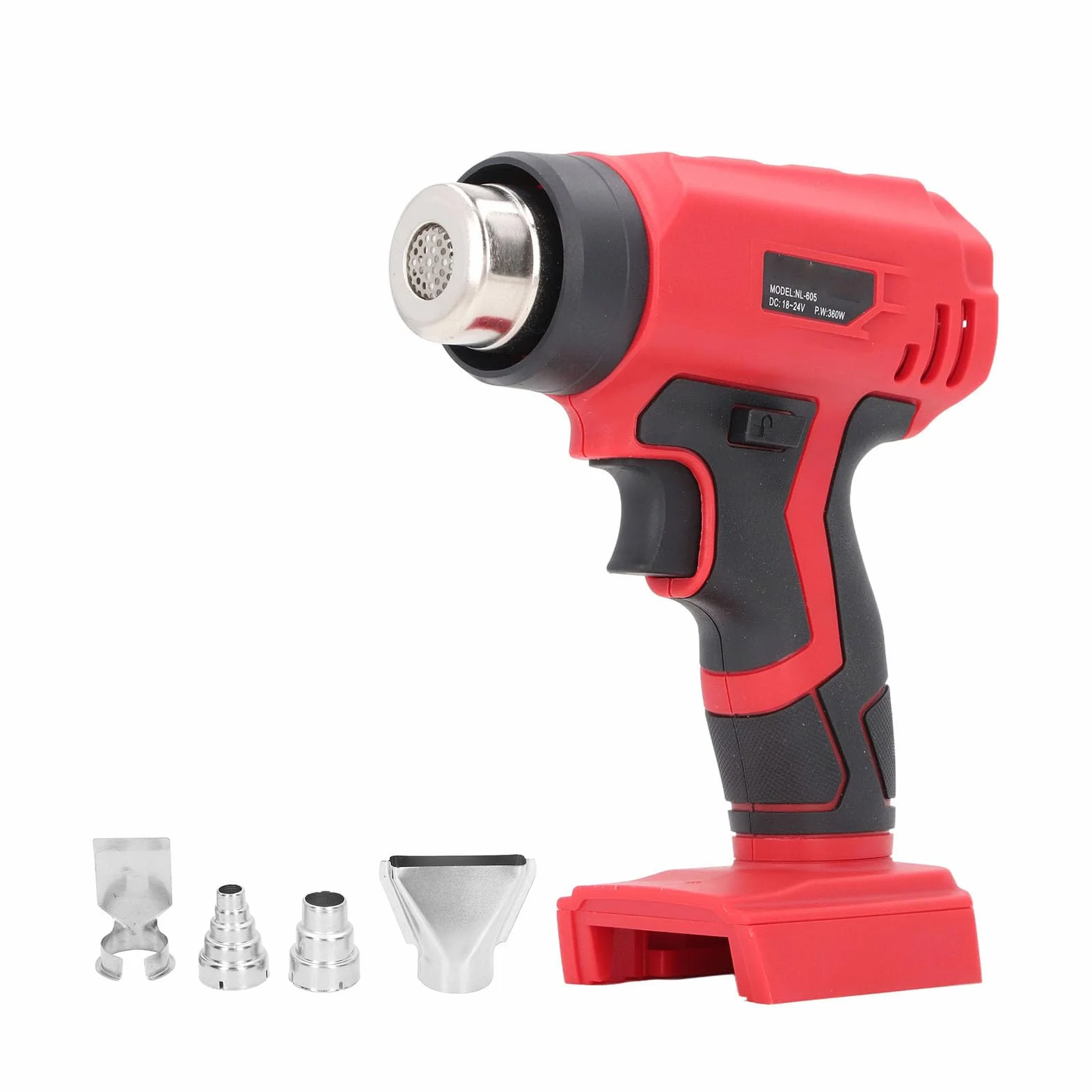 Bezprzewodowy pistolet na gorące powietrze do baterii litowej 360W 400℃ o wysokiej temperaturze