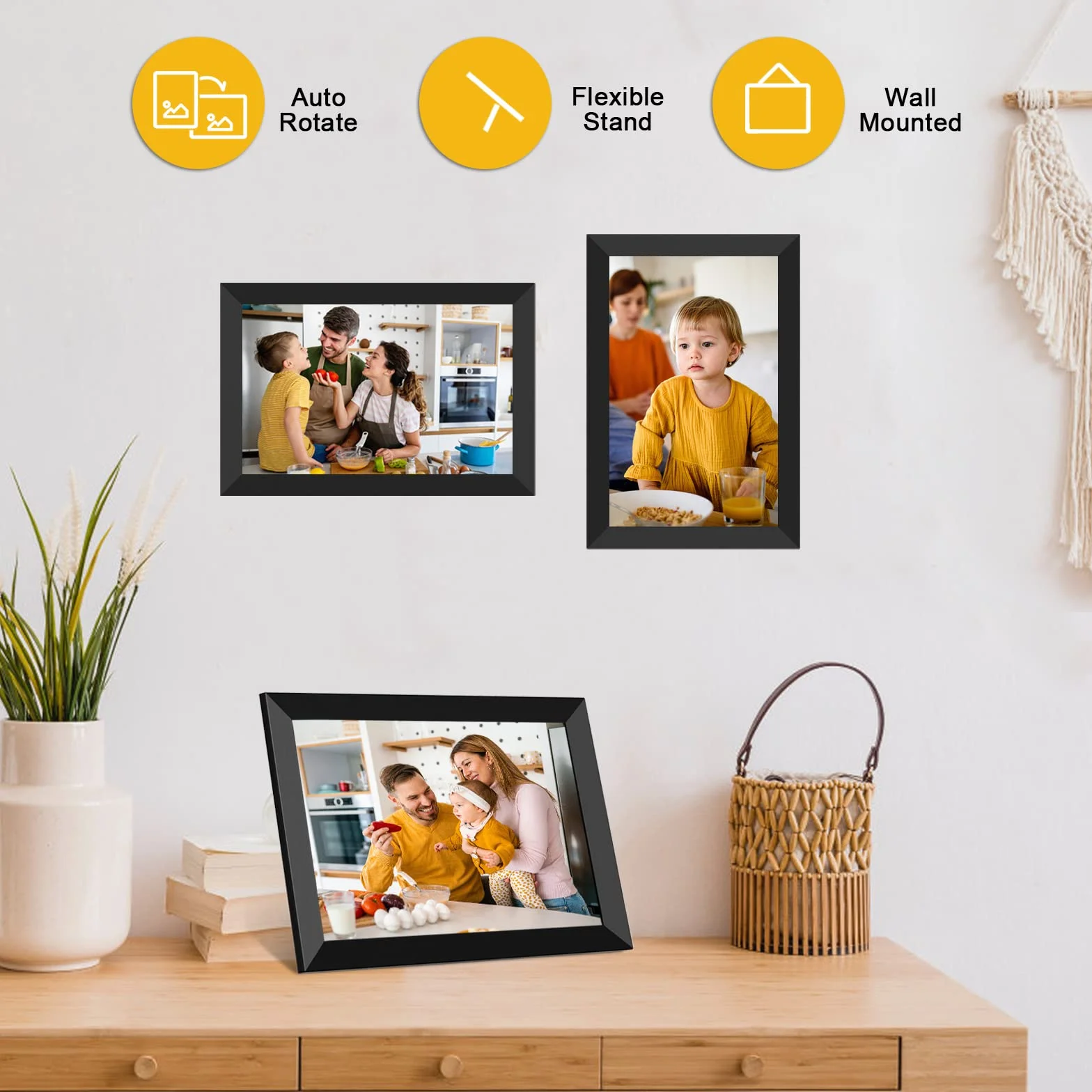 FRAMEO Cyfrowa ramka na zdjęcia WiFi 10,1