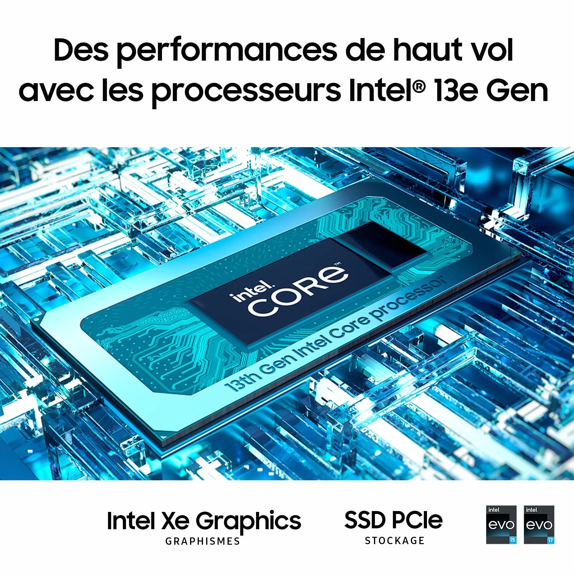 Samsung Galaxy Book3 360 NP750QFG-KB1FR Laptop, Intel Core i7, 16 GB RAM, 512 GB SSD, Intel Xe Graphics, Windows 11 Home, AZERTY, Szary, 15,6''