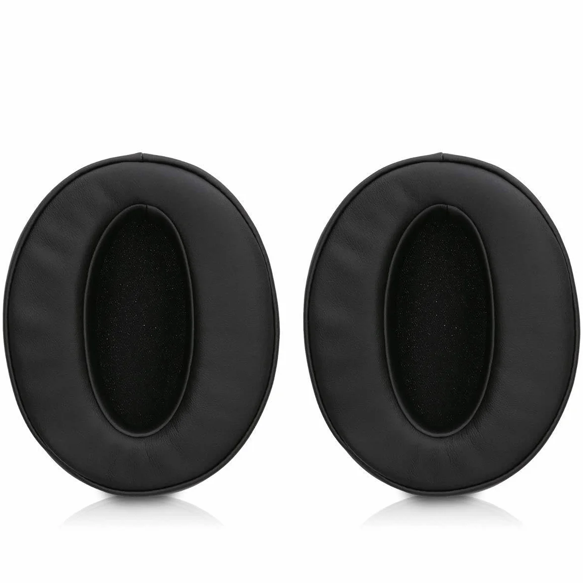 Wymienne Nauszniki do Sennheiser HD4.50/HD4.50BT/HD 4.50BTNC/HD4.50SE/HD4.40BT, Zapasowe Nauszniki do Sennheiser HD4.30G/HD4.20S/HD458BT/HD 450BT/HD400S/HD350BT/HD300,Miękka Skóra(Czarny)