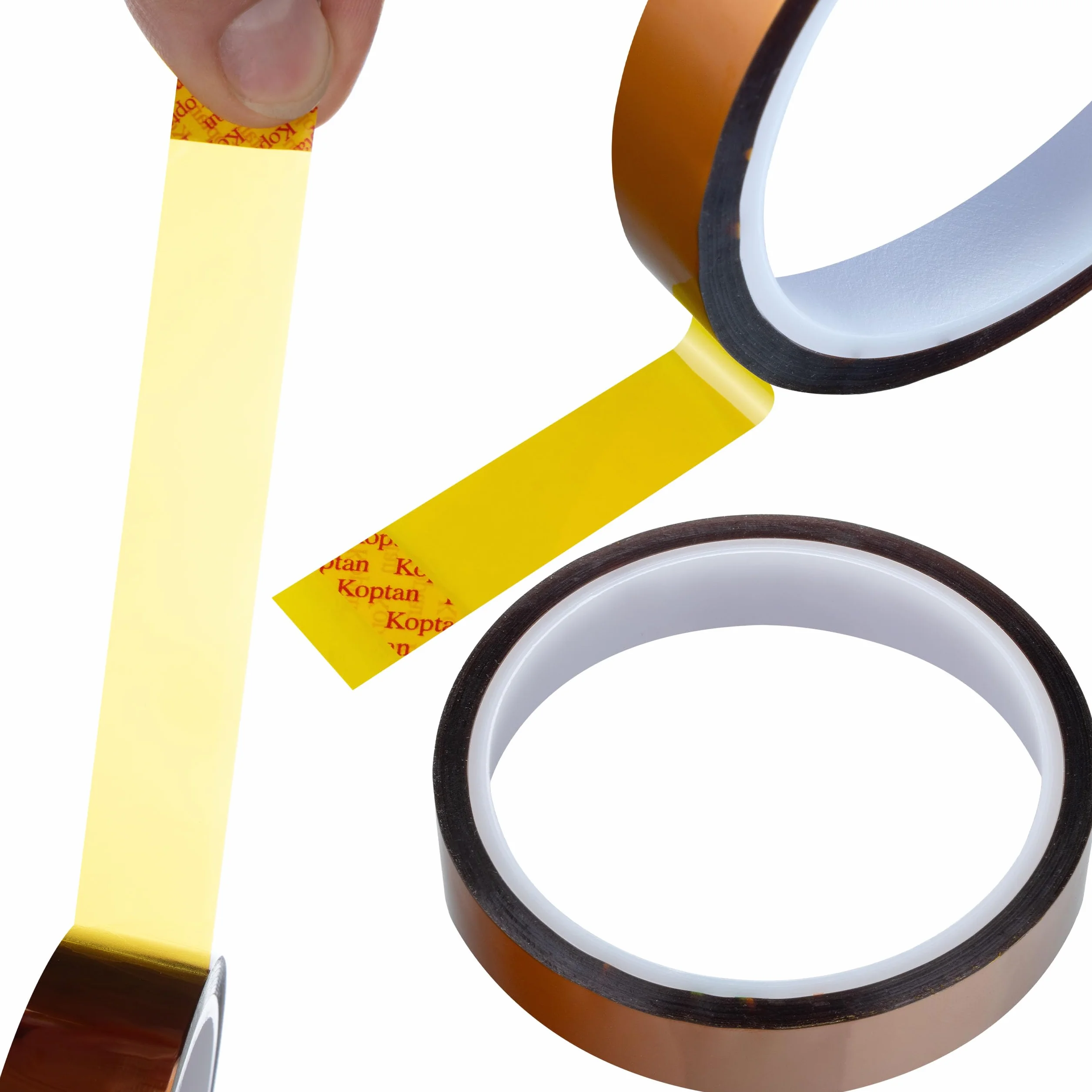 Taśma Kapton – wysoka odporność na temperaturę | szerokość 10 mm, grubość 0,05 mm, długość 30 m | ochrona wrażliwych urządzeń elektronicznych | akcesoria do naprawy elektroniki