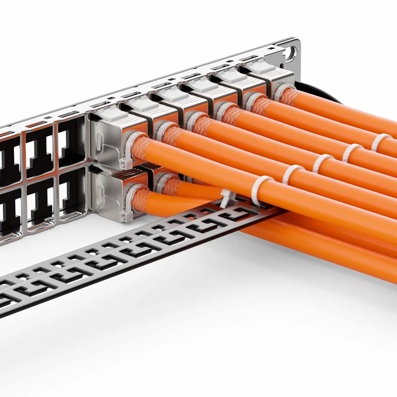 deleyCON CAT.7 Kabel do Instalacji Miedź Sztywny S/FTP PIMF LAN Ethernet Gigabit 10 Gbit 1000 MHz LSZH Bezhalogenowy 100m