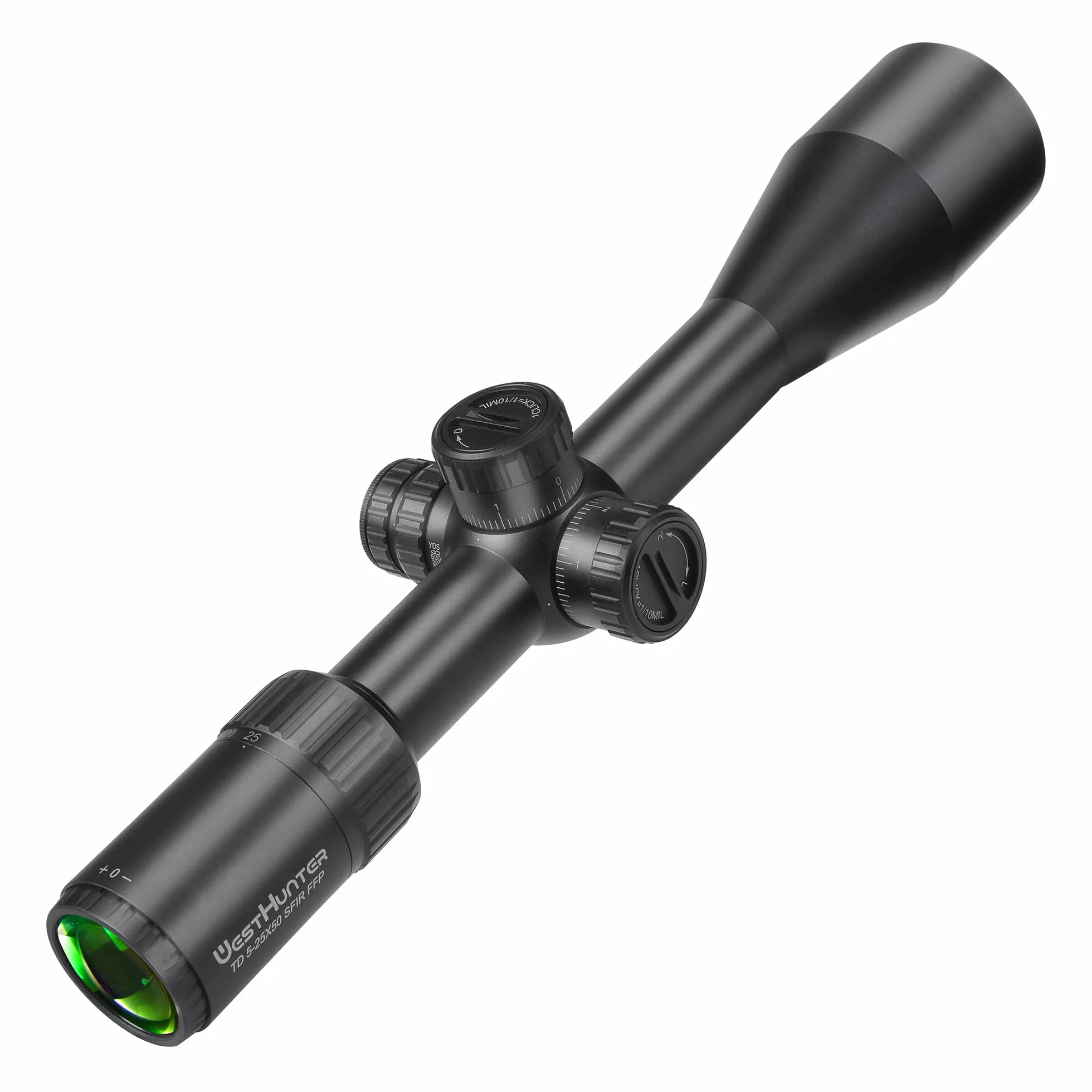 WestHunter Optics TD 5-25x50 SFIR FFP luneta celowa 30 mm 1/10 MIL