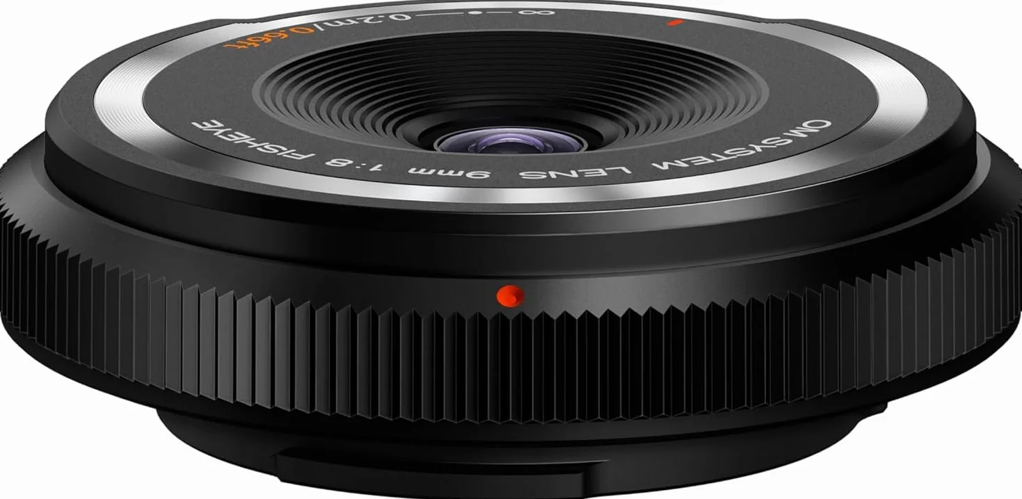 OM SYSTEM Soczewka 9 mm 1:8.0 Fish Eye Body Cap MFT czarna