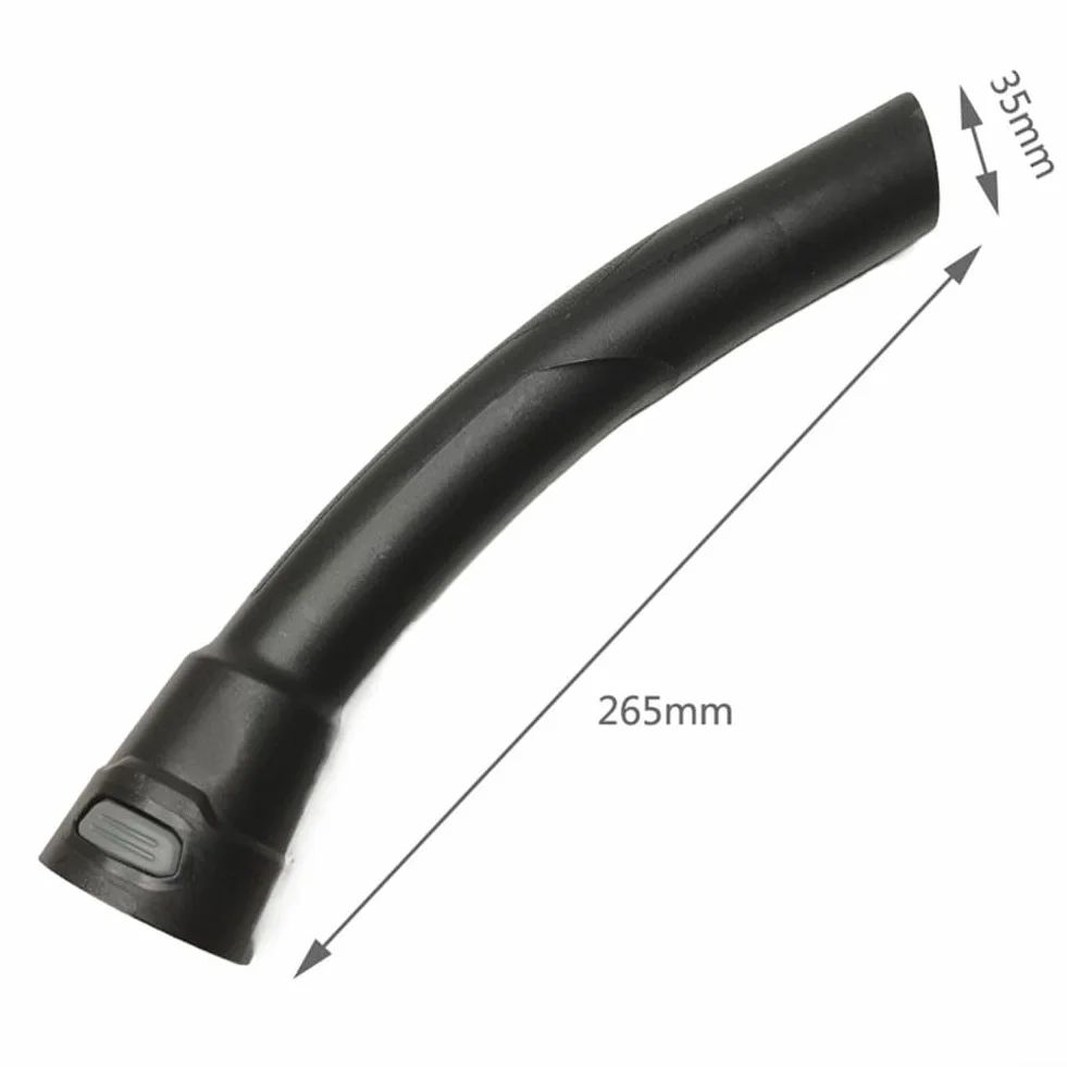 Zakrzywiona końcówka węża z uchwytem do odkurzacza, średnica na końcu 35 mm, zapasowy uchwyt pasuje do Karcher NT20/30/WD1 WD2 WD3 WD4 WD5 WD6 2.863-012.0