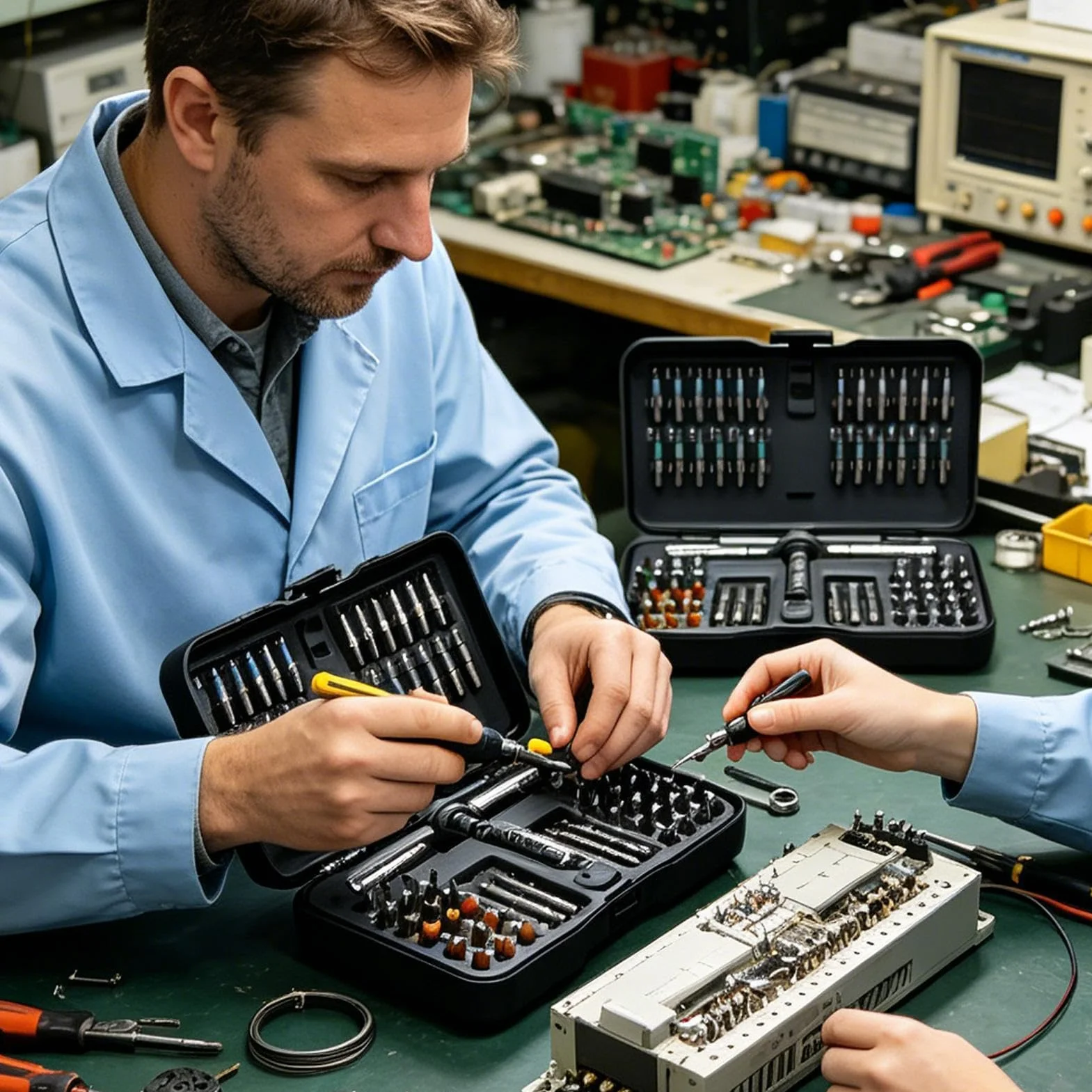 Magnetyczny Zestaw Wkrętaków Grzechotkowych 66 Precyzyjnych Bitów | Zestaw Wkrętaków Grzechotkowych z Etui Do Napraw Elektrycznych, Komputerów, Dla Majsterkowiczów, Modelarzy, Do Telefonów,