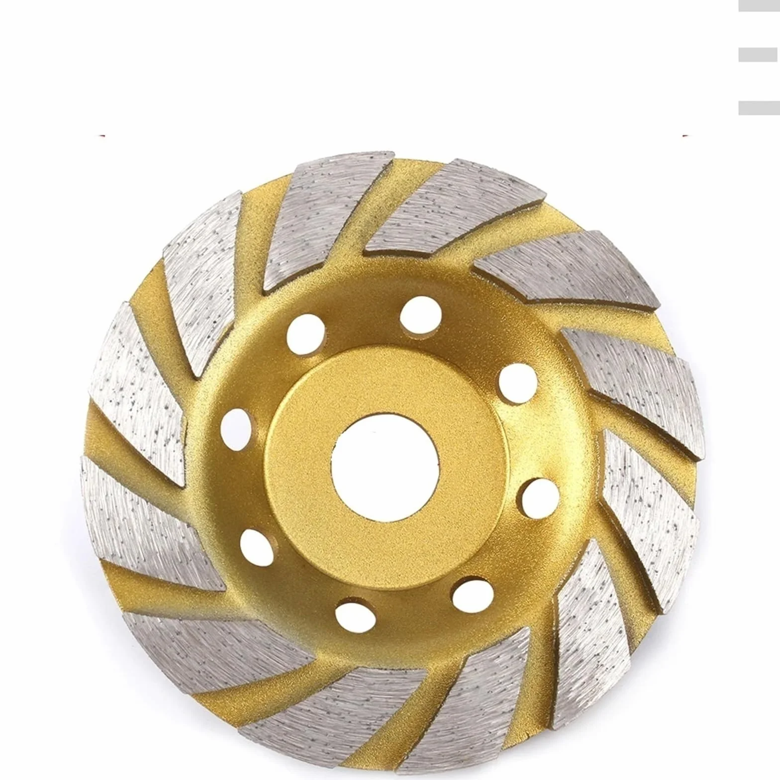 100/125/150/180mm Segment szlifierka diamentowa tarcza szlifierska do szlifierki kątowej ceramiczna kamień beton koło tnące 1 sztuka (150x22mm)
