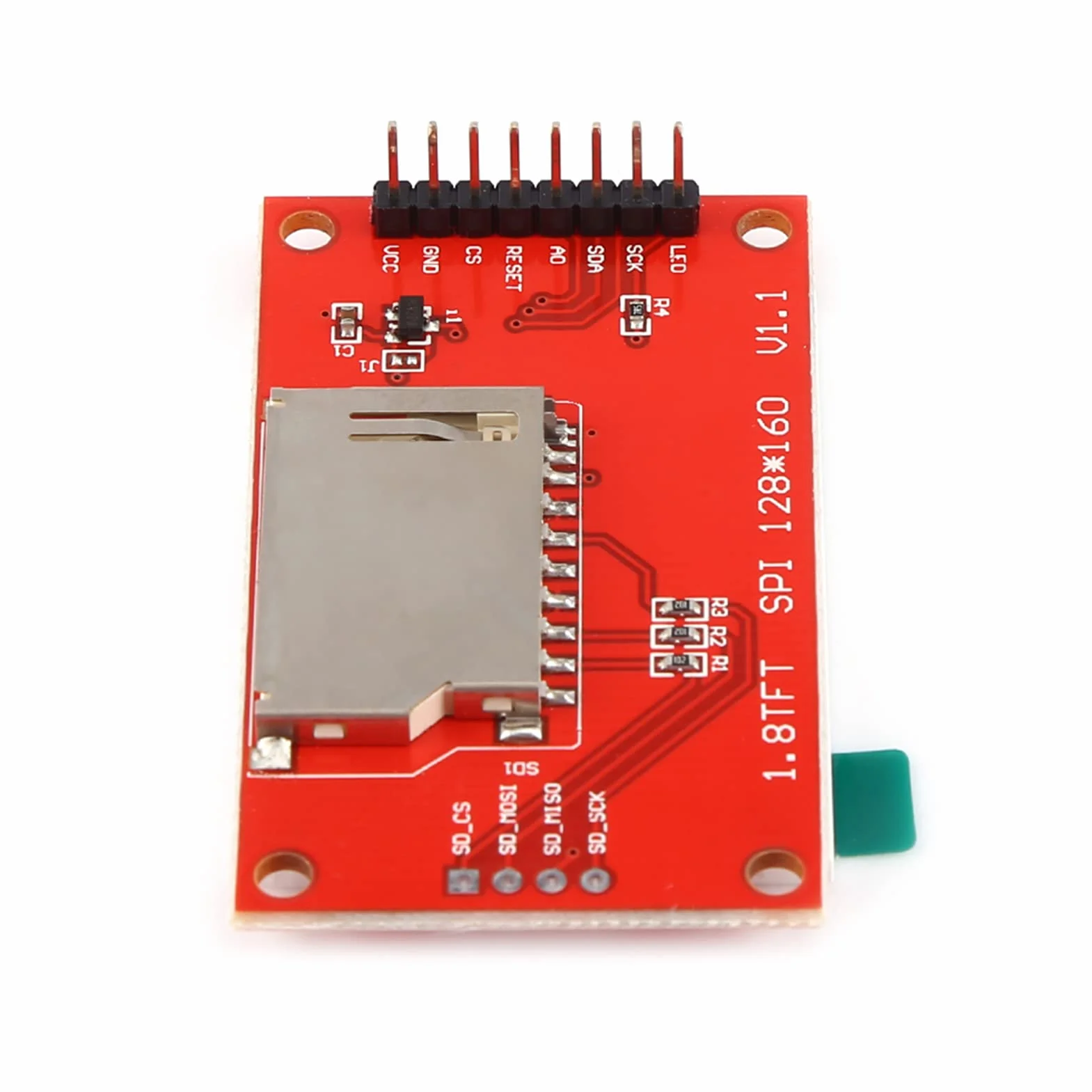Wyświetlacz LCD ST7735 1,8 Cala 128x160 SPI TFT Moduł 8/16 Bit
