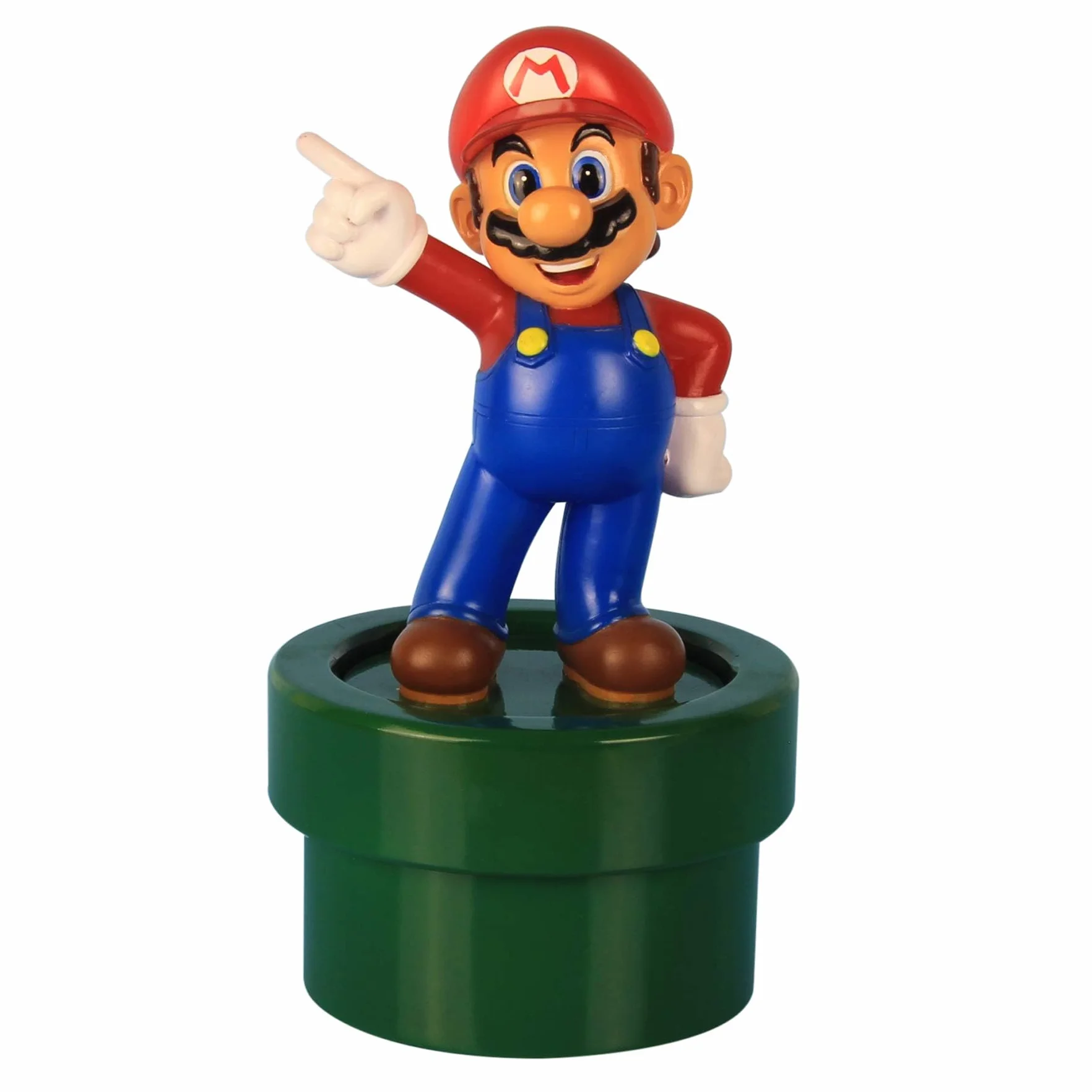 Lampa figurkowa Super Mario – oficjalnie licencjonowany produkt Nintendo z Mario, wystrój domu i biura, prezent dla graczy retro, zasilanie bateryjne | Paladone