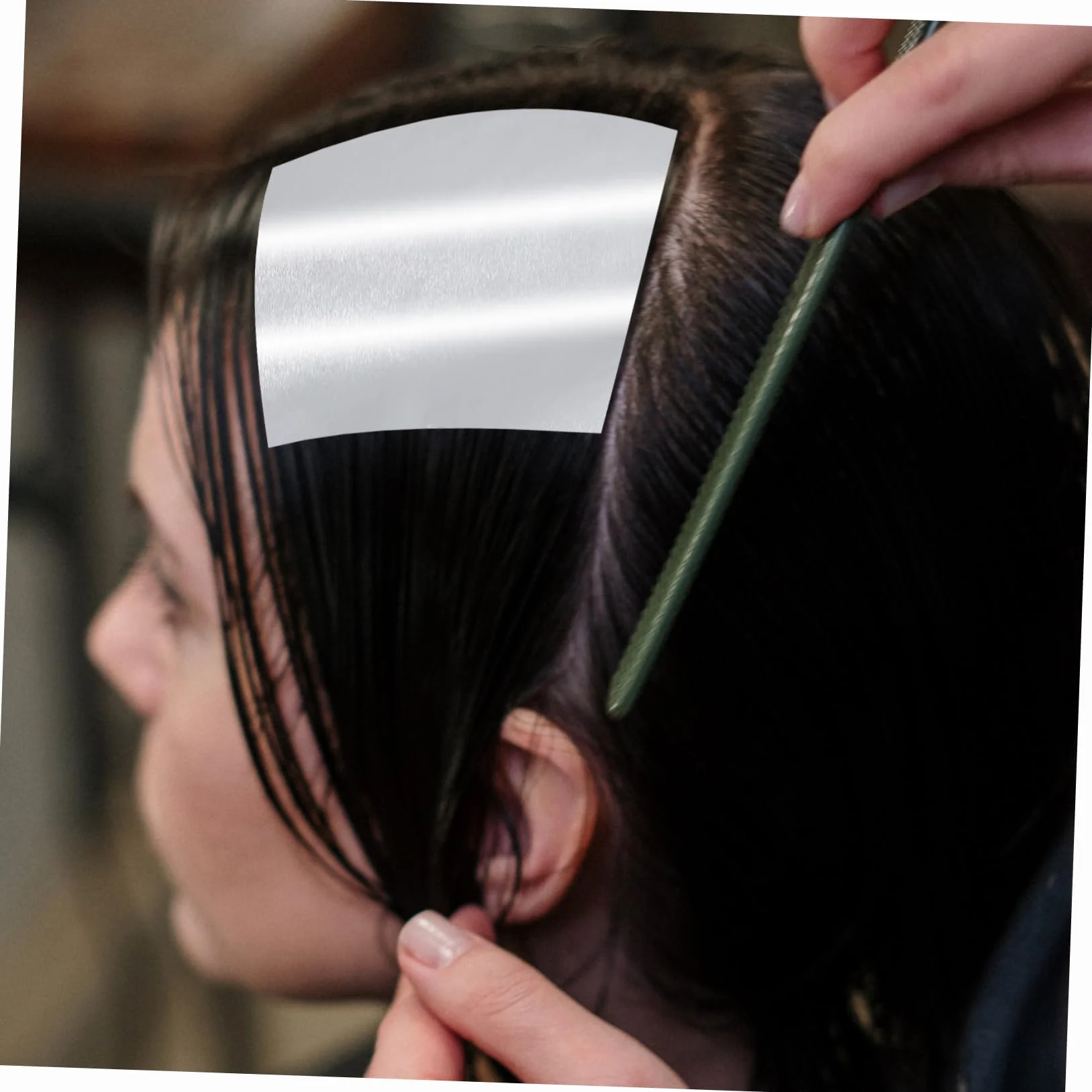 1rolka Roll of Hair Coloring Tin Foil Wygodny Materiał Do Koloryzacji Włosów Idealny Do Salonów Fryzjerskich i Łatwe Użyciu i Przechowywaniu Nie Przywiera