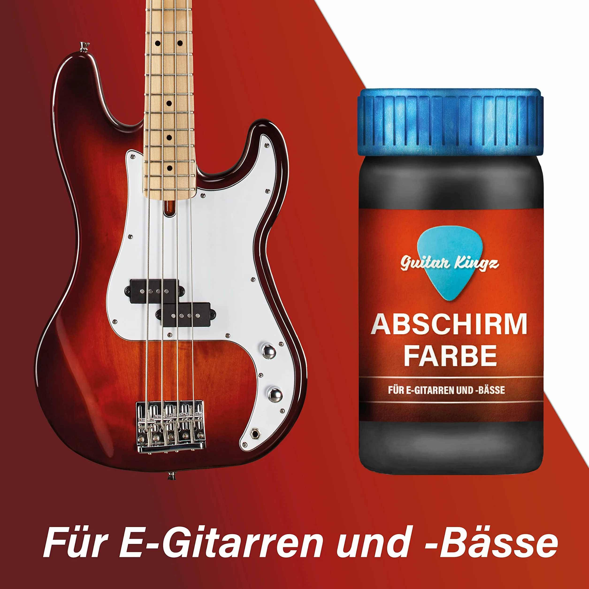 Farba ekranująca Guitar Kingz 100ml I Efektywna osłona przed wpływami elektromagnetycznymi I Wysoka przyczepność i twardość I Ekranowanie przewodzące I Lakier ekranujący I Lakier EMV I Farba