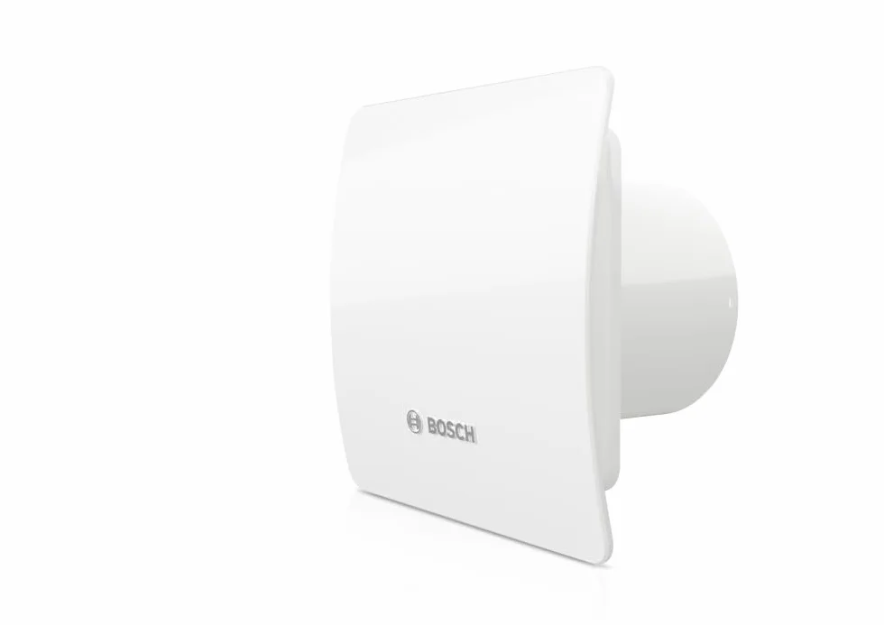 Bosch Wentylator Wyciągowy do Łazienki 1500 W 100 - Do Wentylacji w Łazience i Toalecie, Przeciw Wilgoci i Pleśni - Z Włącznikiem Światła - Średnica 100mm