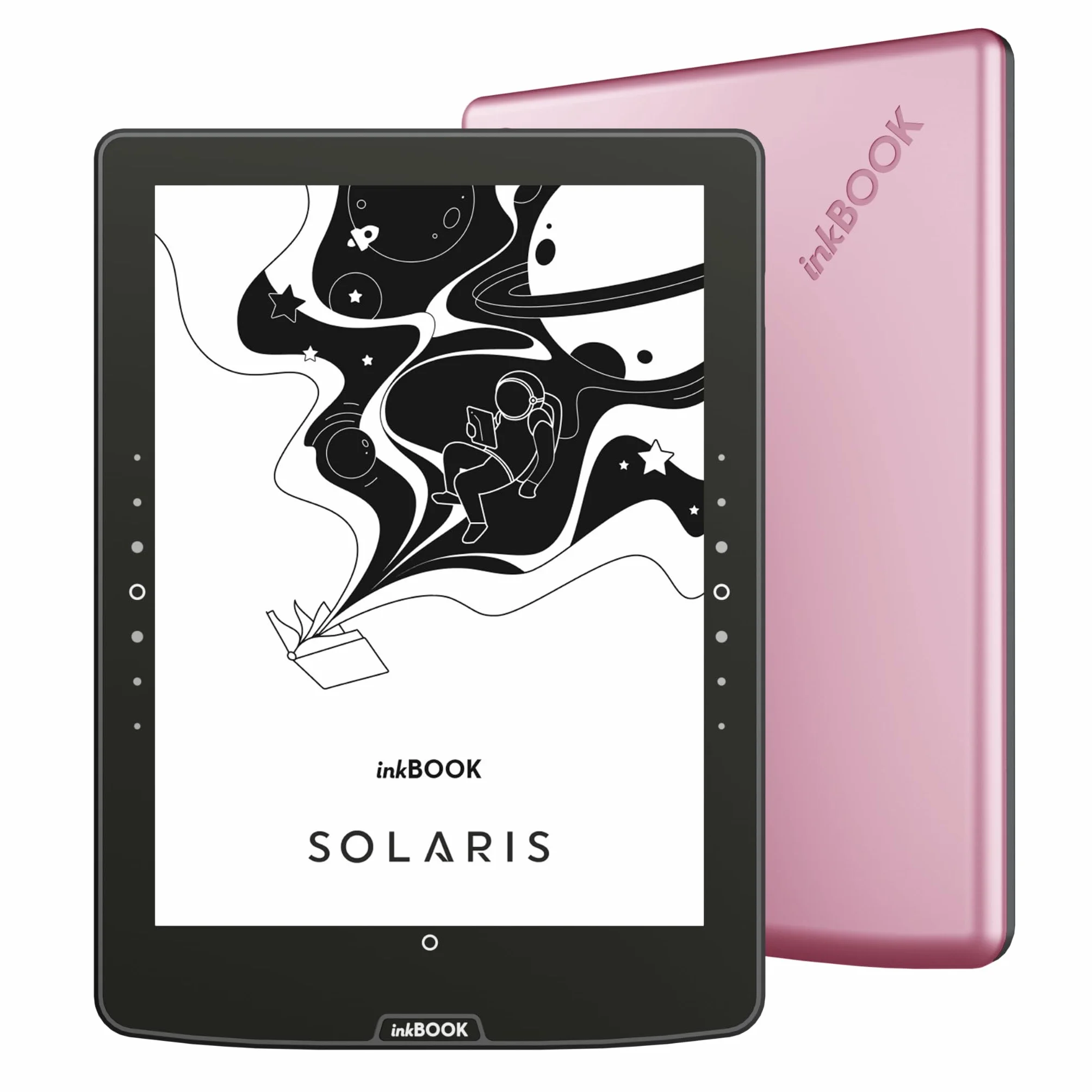 inkBOOK Solaris Pink | 6” czytnik ebooków | podświetlany ekran | aplikacje Kindle, Legimi, Empik Go Wattpad | audiobooki i TTS | bez reklam | polskie menu |