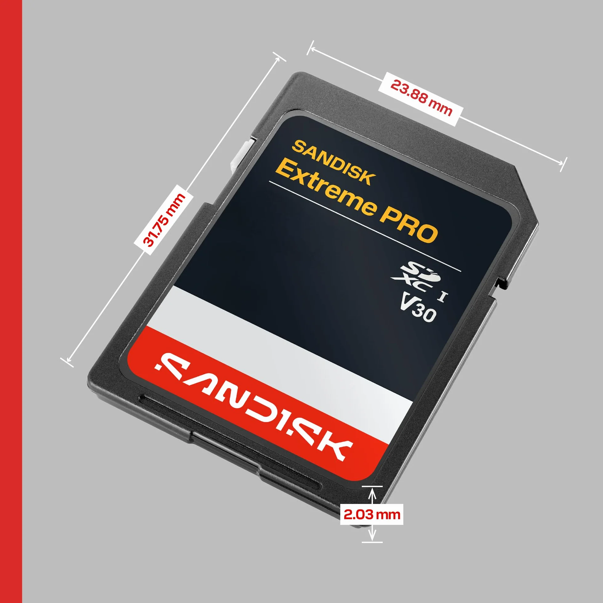 SANDISK Extreme PRO Karta SD UHS-I 64 GB 200 MB/s odczyt 90 MB/s zapis U3 V30 4K UHD