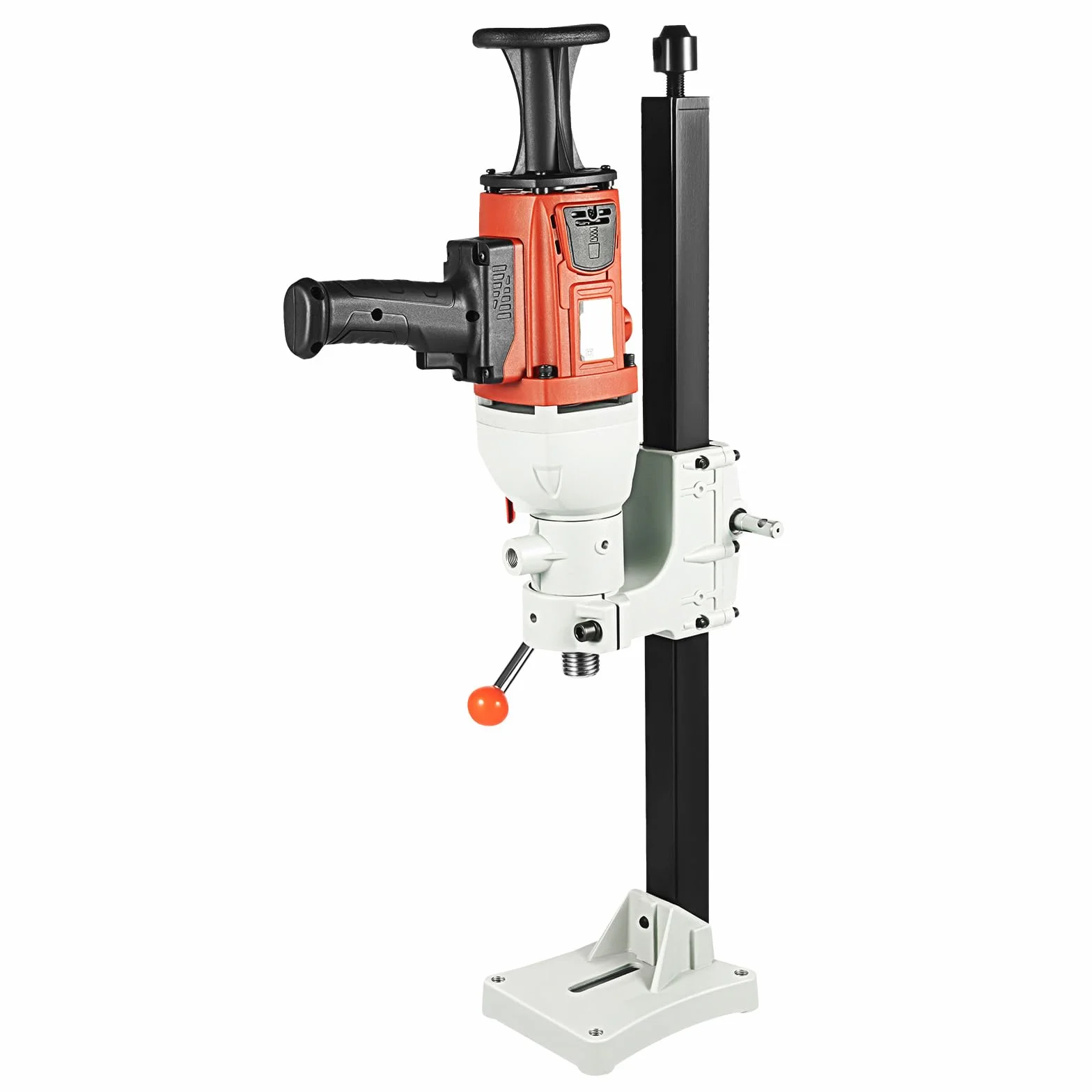 Wiertarka rdzeniowa, 2200 W, 1200 obr./min, diamentowa wiertarka rdzeniowa, wiercenie na mokro i sucho, regulowana wysokość, maks. średnica frezu Φ180 mm, do betonu zbrojonego, cegły, marmuru