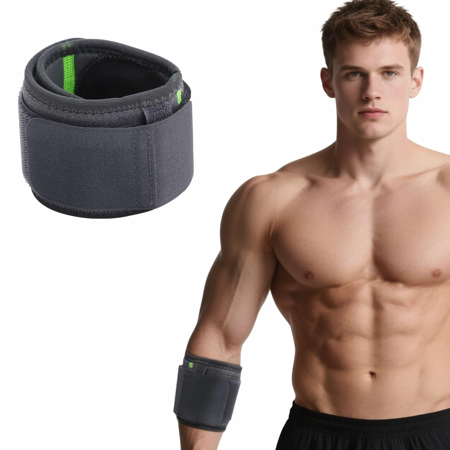 Stoisko łokciowe z łokciem tenisowym - Elnbogenbandage ergonomiczna opaska uciskowa leichtgewicht stoßdämpfung atmungsaktiv - idealna ochrona do tenisa golfowego