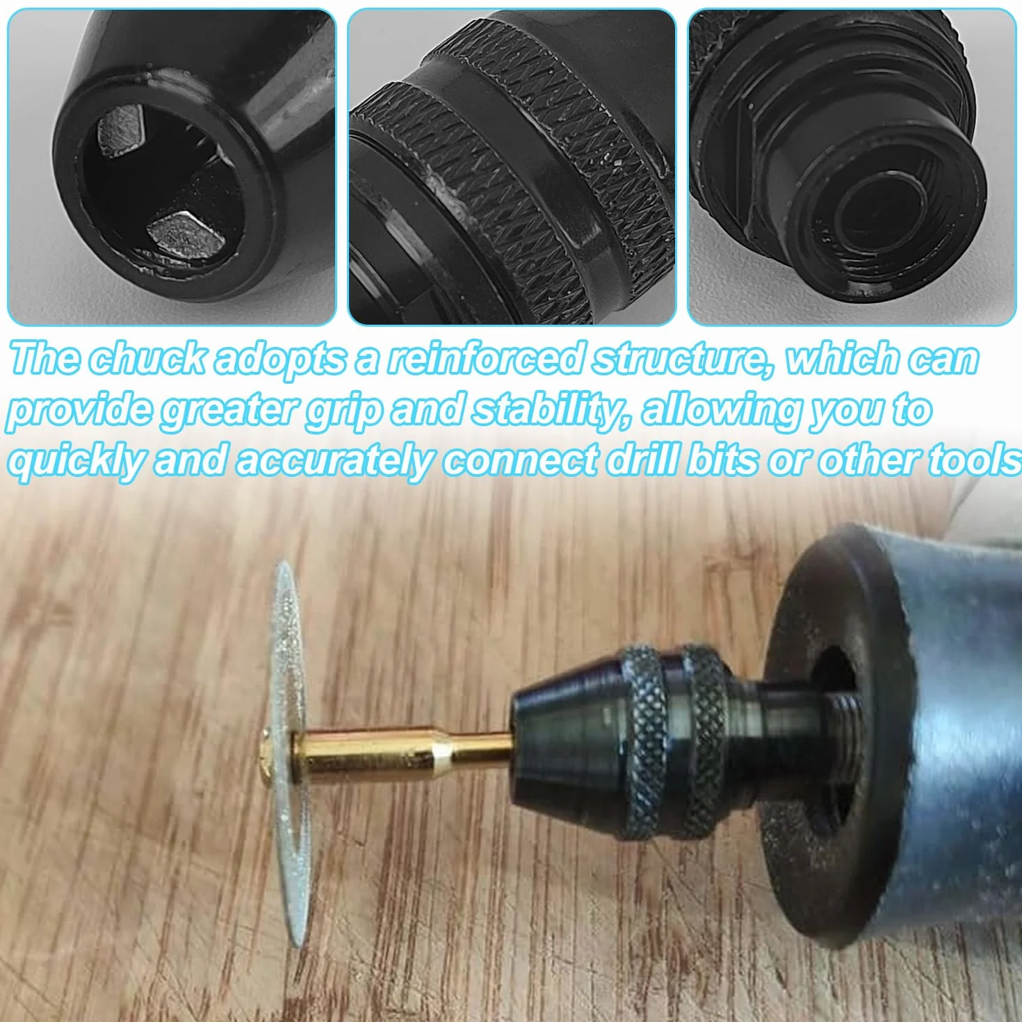 Zestaw 15 sztuk uchwytów do Dremel, czysta miedź do akcesoriów Dremel, akcesoria do Dremel, uchwyt wiertarski, uchwyt wiertarski, akcesoria Dremel odpowiednie do wiertarek elektrycznych i wiertarek