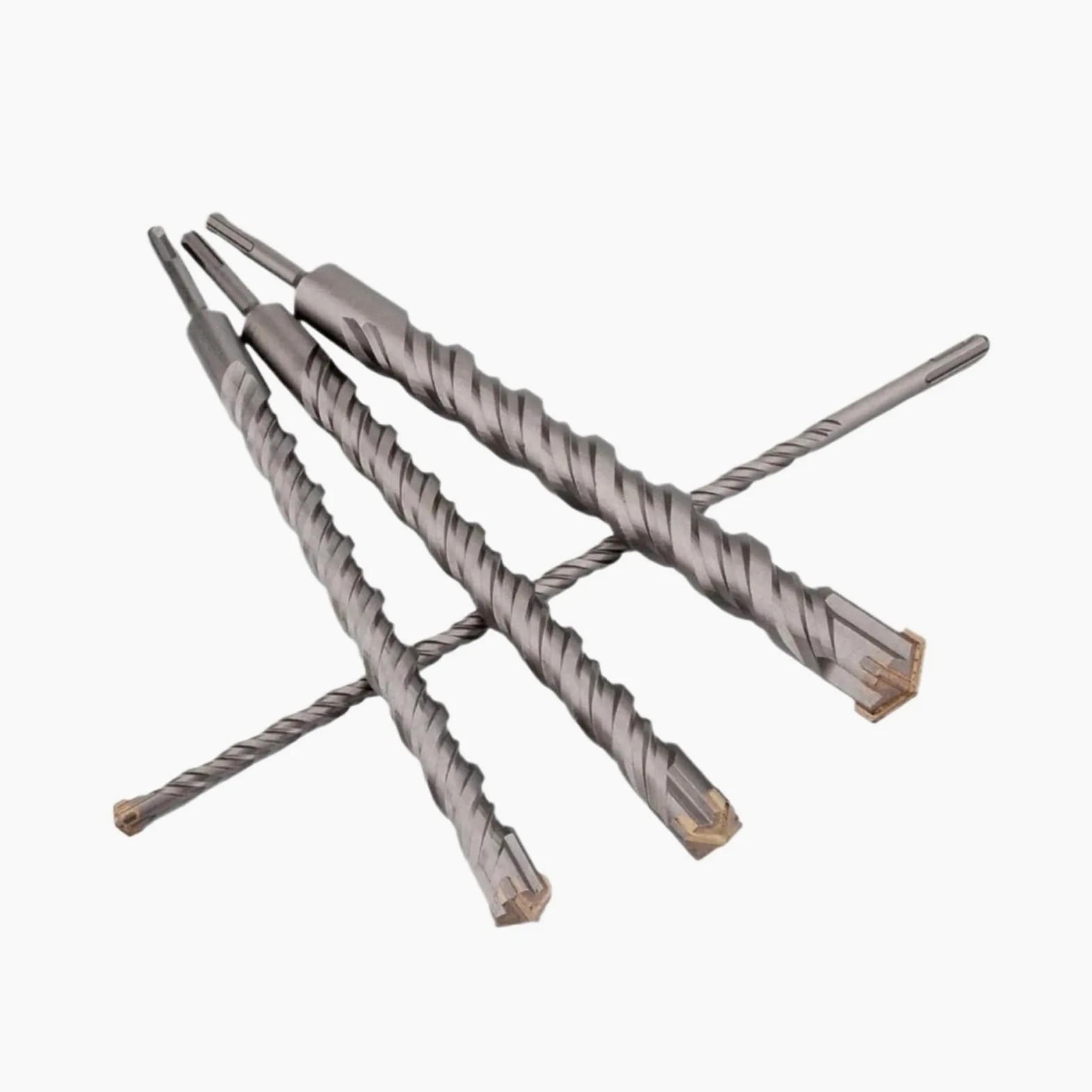 2 szt. Elektryczny młot udarowy SDS PLUS Double Helix 4-ostrzowe wiertło do betonu ze stopu, do wiercenia w ścianie(22 x 310mm/12.2in)