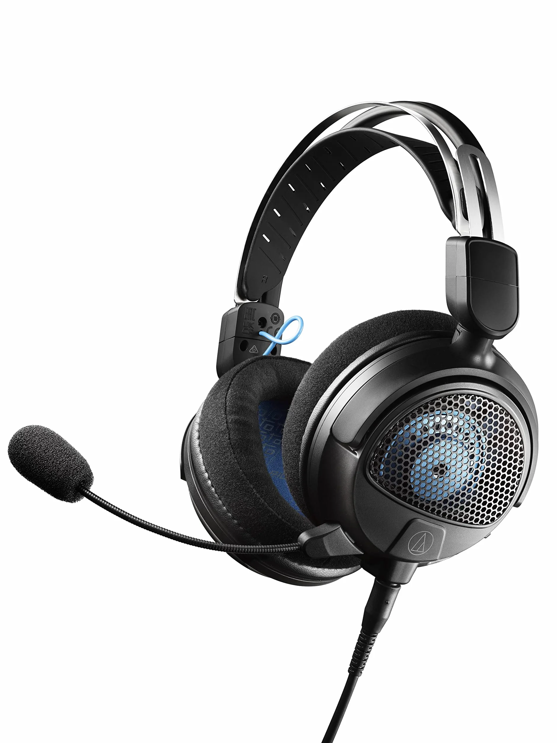 Audio Technica GDL3 Otwarty Zestaw Słuchawkowy HI-FI Gier Czarny