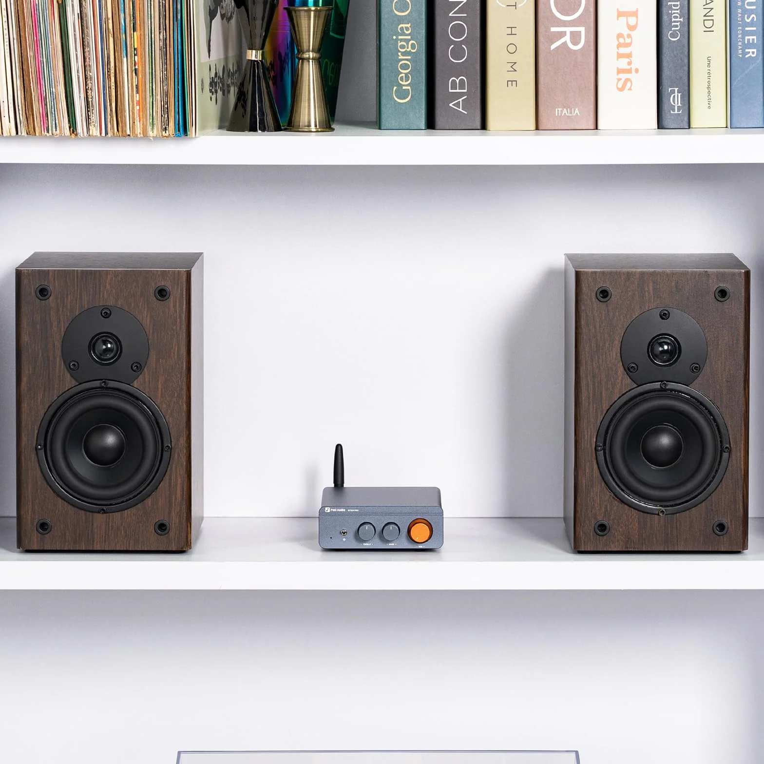 Fosi Audio BT20A Pro 300W x2 TPA3255 Bluetooth 5.0 Wzmacniacz Stereo 2-Kanałowy Mini Hi-Fi Klasy D