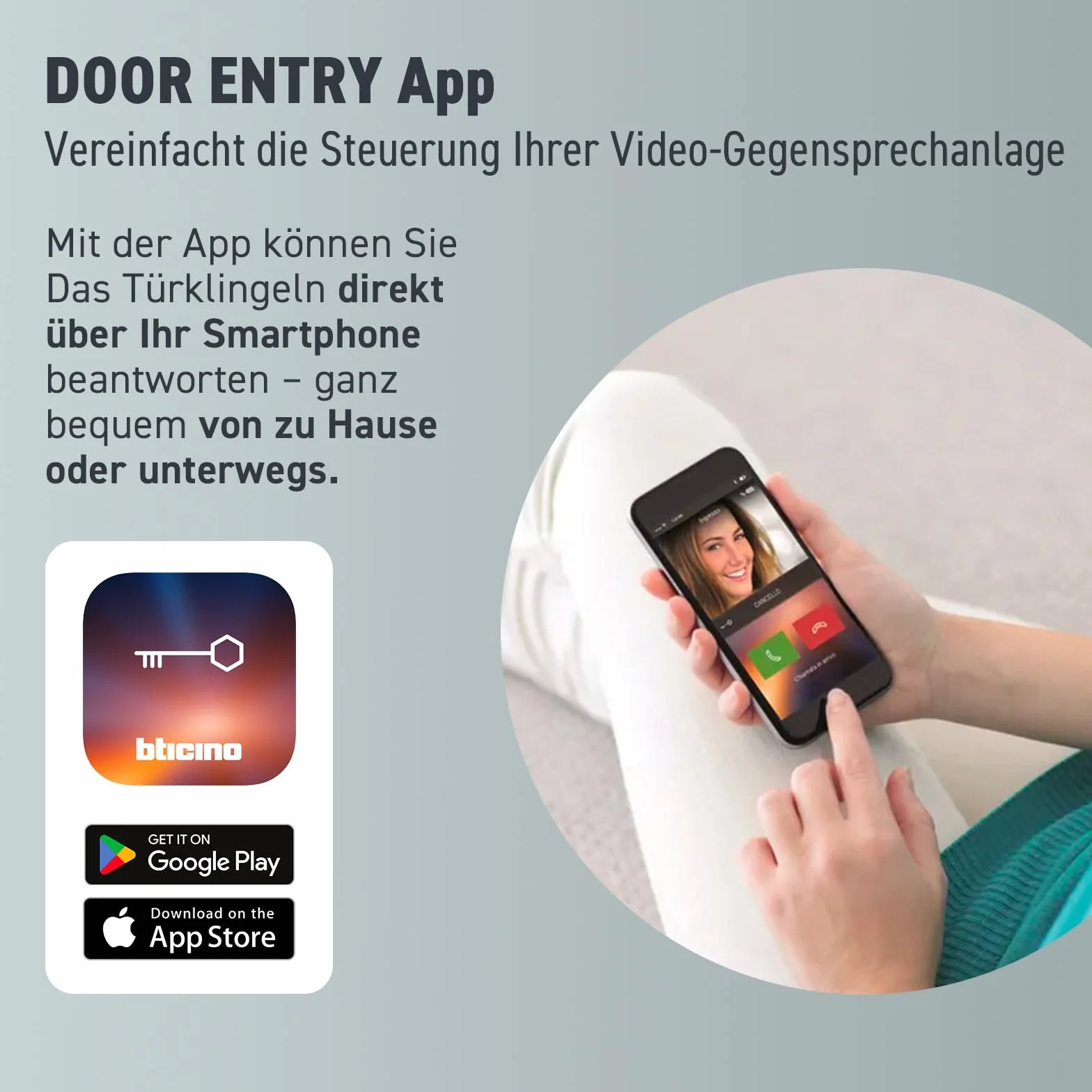 BTICINO, CLASSE300 X13E video wnętrze z ekranem dotykowym 7", 4 wrażliwe przyciski, połączenie ze smartfonem, korzystanie z aplikacji, rozszerzenie zestawu nr art. 363911 do domu dwurodzinnego, biały,